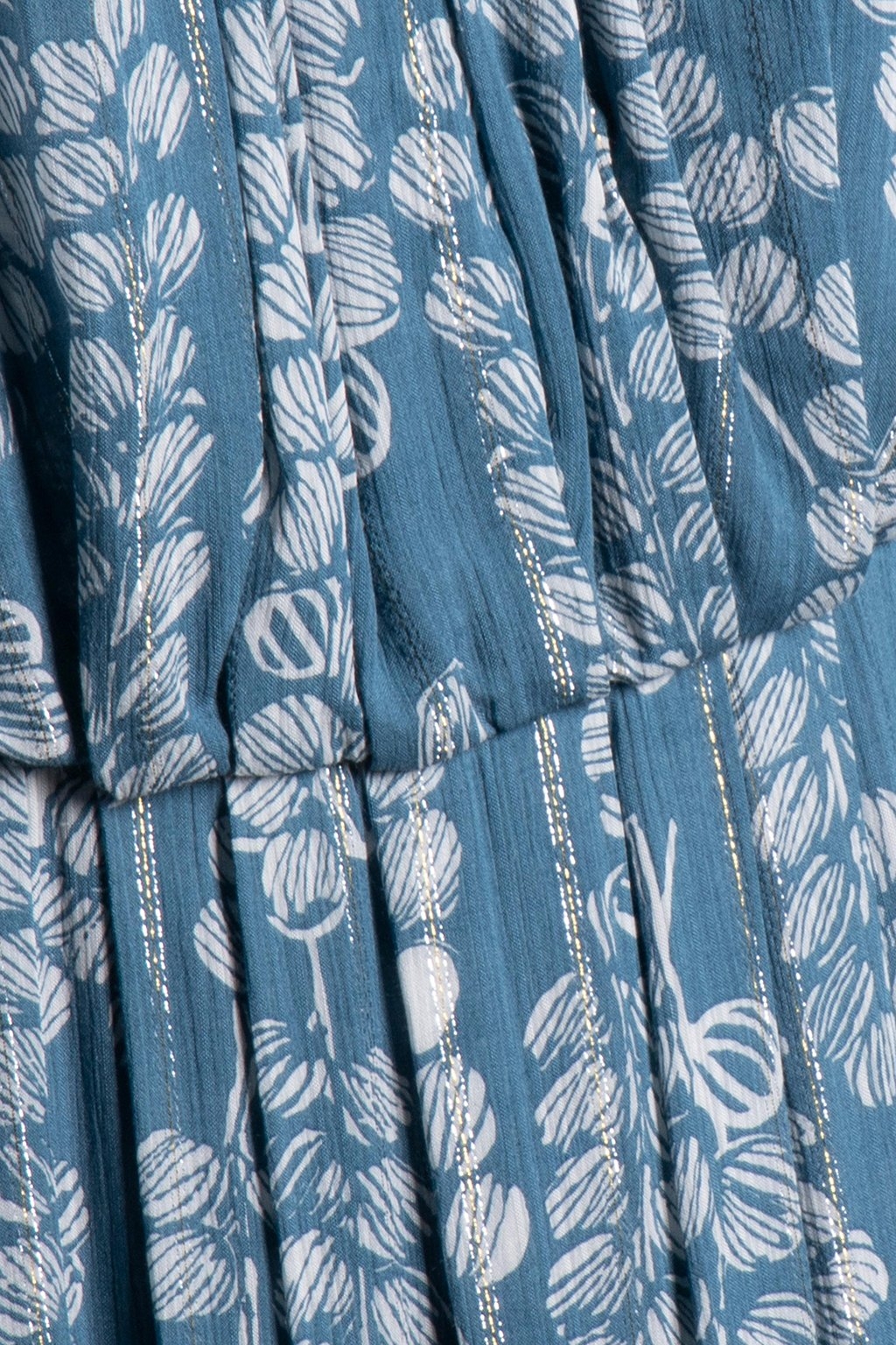 PRINTED FLIPPY DRESS BLUE/WHITE 5