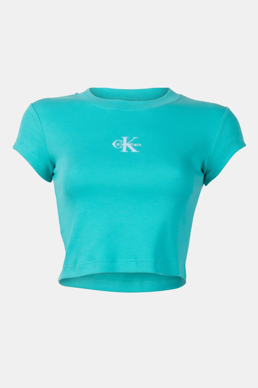 A-MONOGRAM BABY TEE SLIM FIT TURQUOISE INFUSION 3