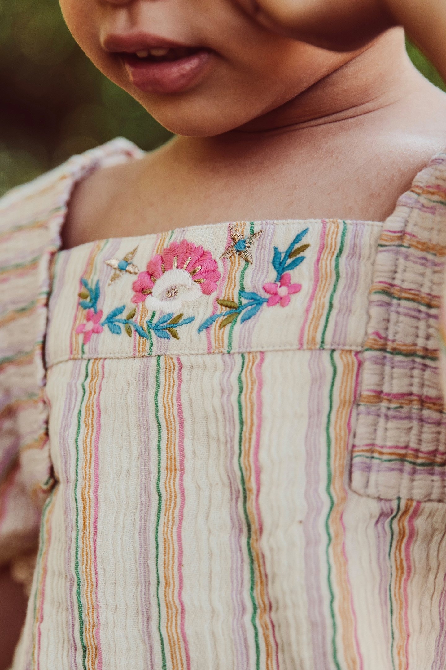 OVERALLS IRENE MULTICO RAINBOW LINE 7