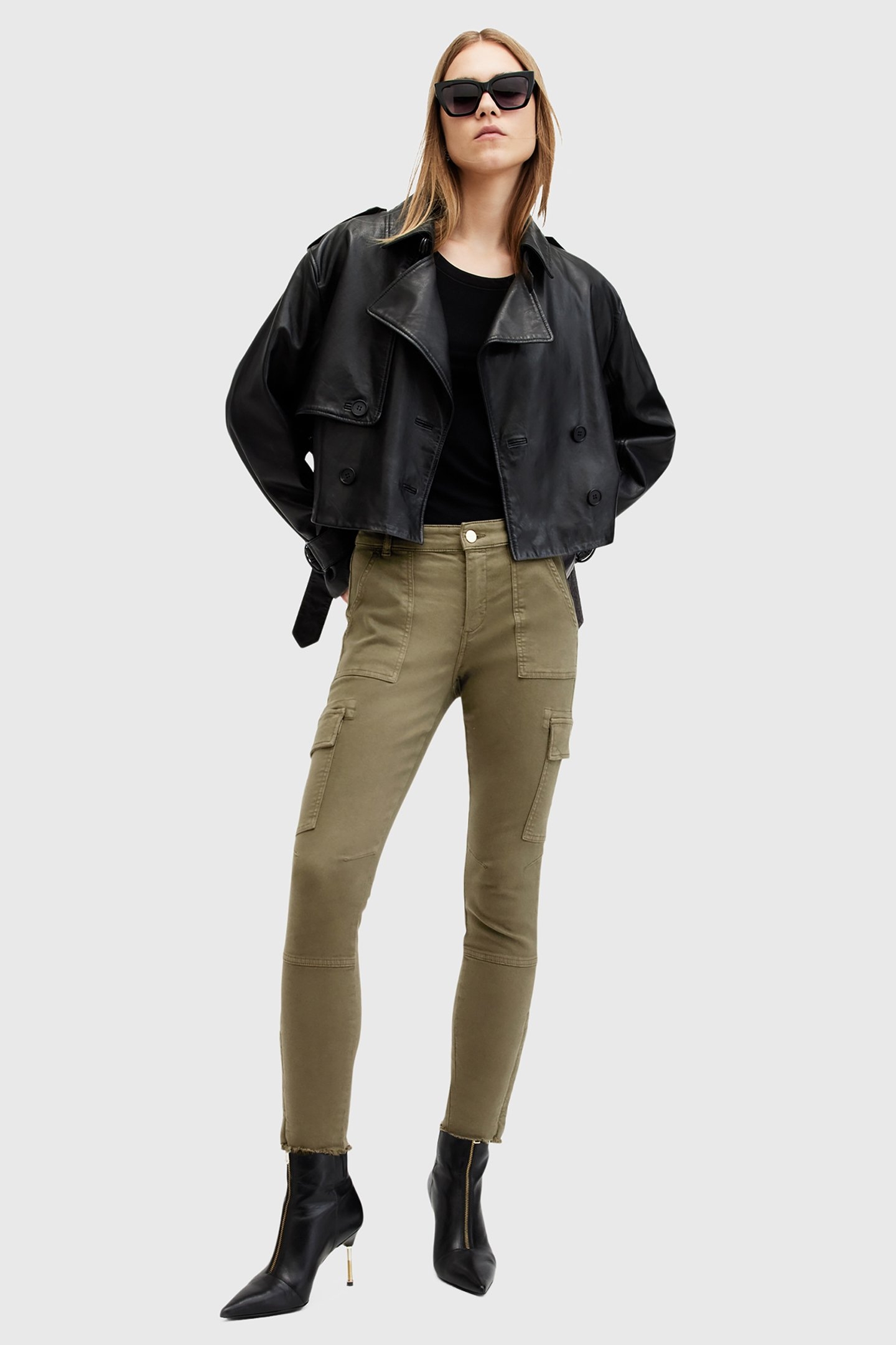 DURAN SKINNY CARGO KHAKI GREEN 3