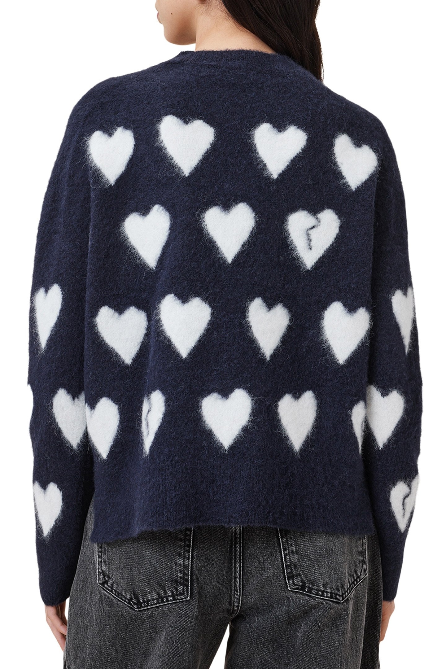 AMORA JUMPER INK BLUE/WHITE 2