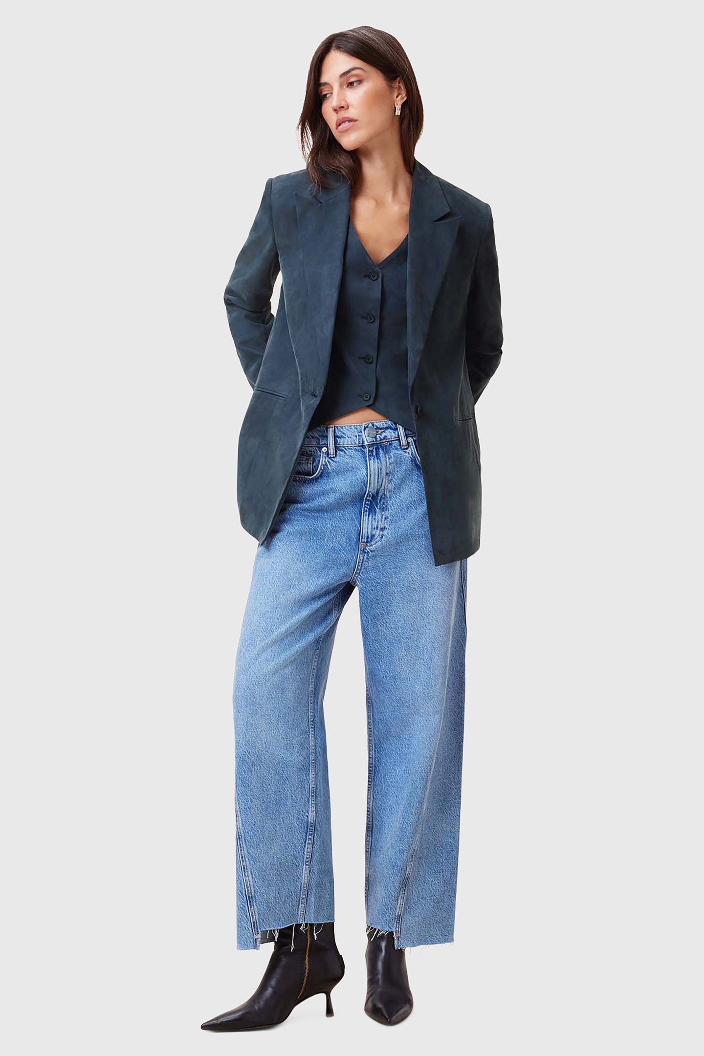 AVERIE TEN BLAZER BLUEBERRY BLUE 5