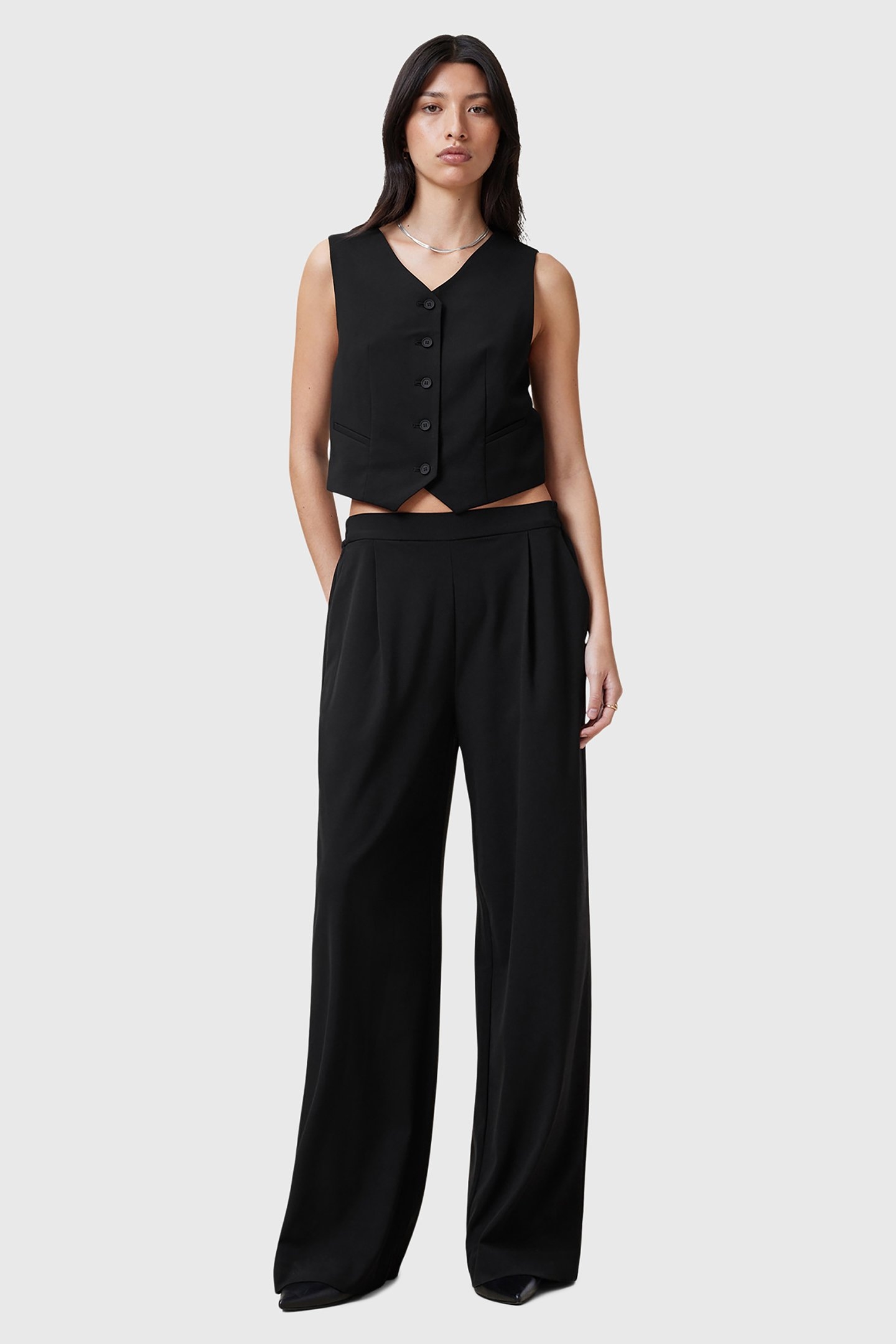 ALEIDA TRI WAISTCOAT BLACK 3