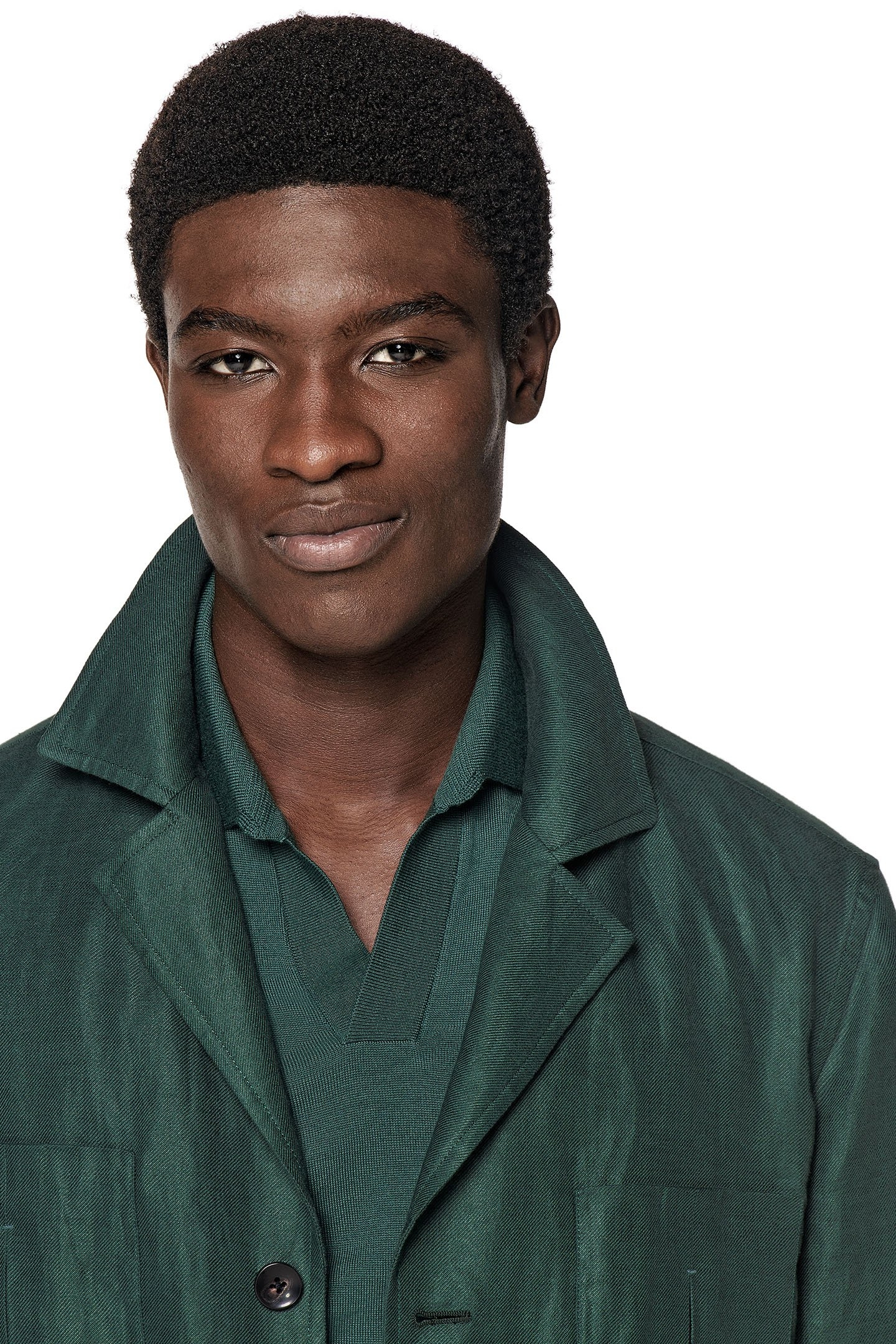 GREEN RELAXED FIT SAFARI JACKET GREEN 6