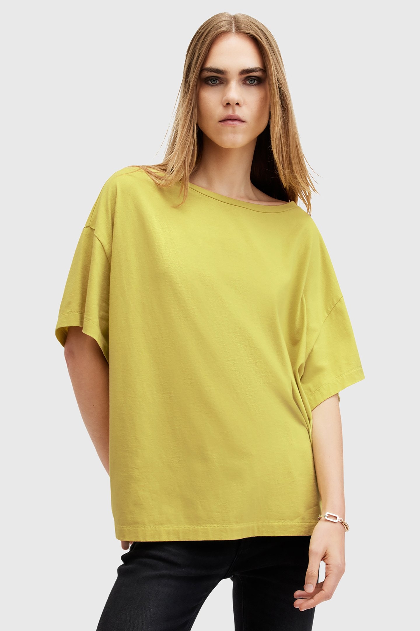LYDIA TEE ELECTRIC YELLOW 1