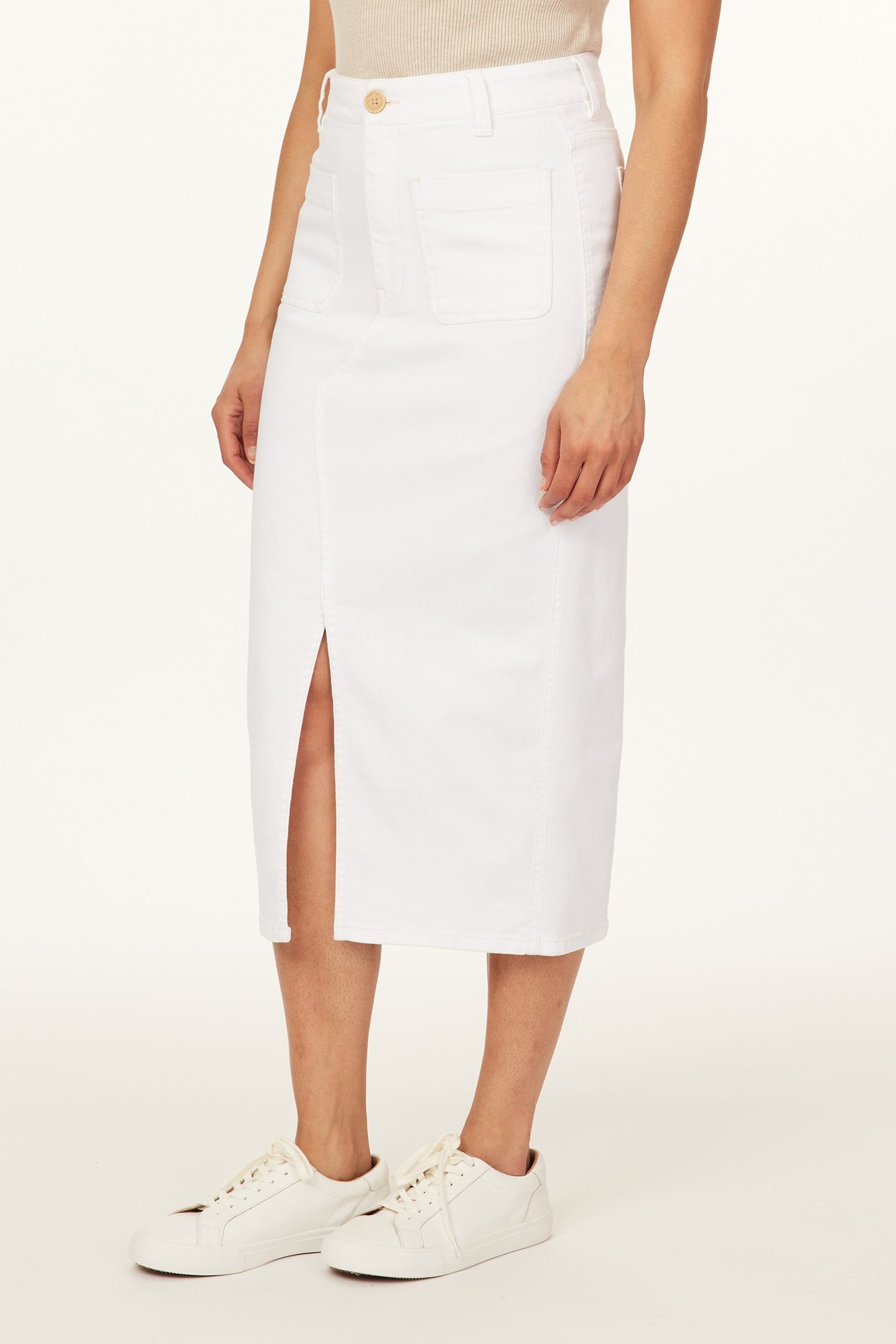 MIDI SKIRT BLANC DE BLANC 3