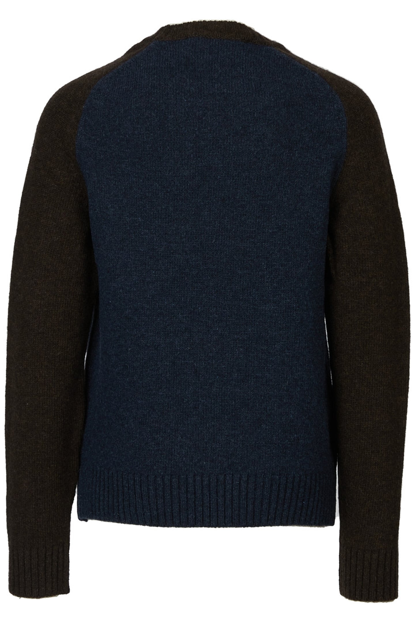 TRICOLORE PULLOVER WITH RAGLAN SLEEVES IN BLUE 2