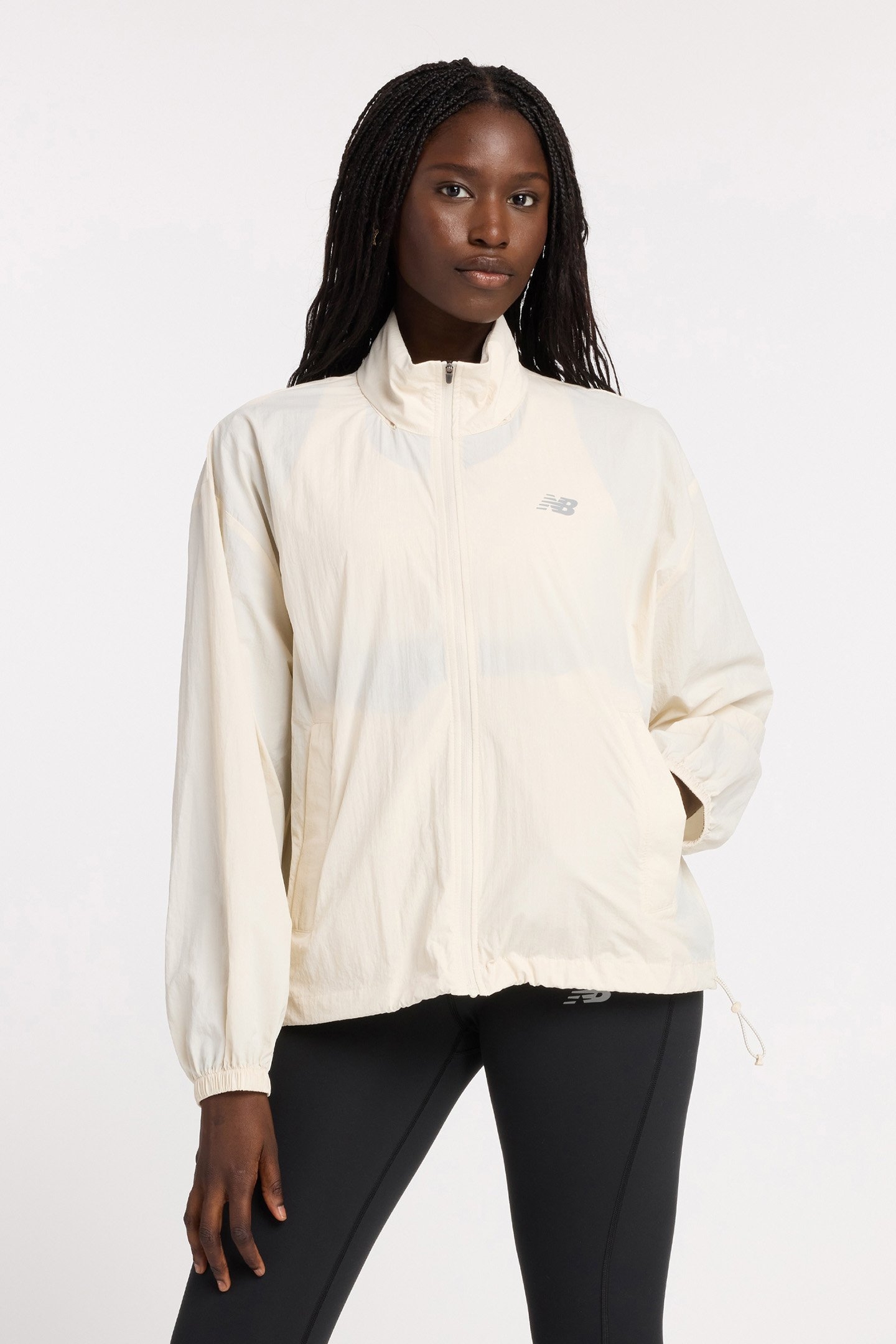 PACKABLE JACKET IN CREAM 1