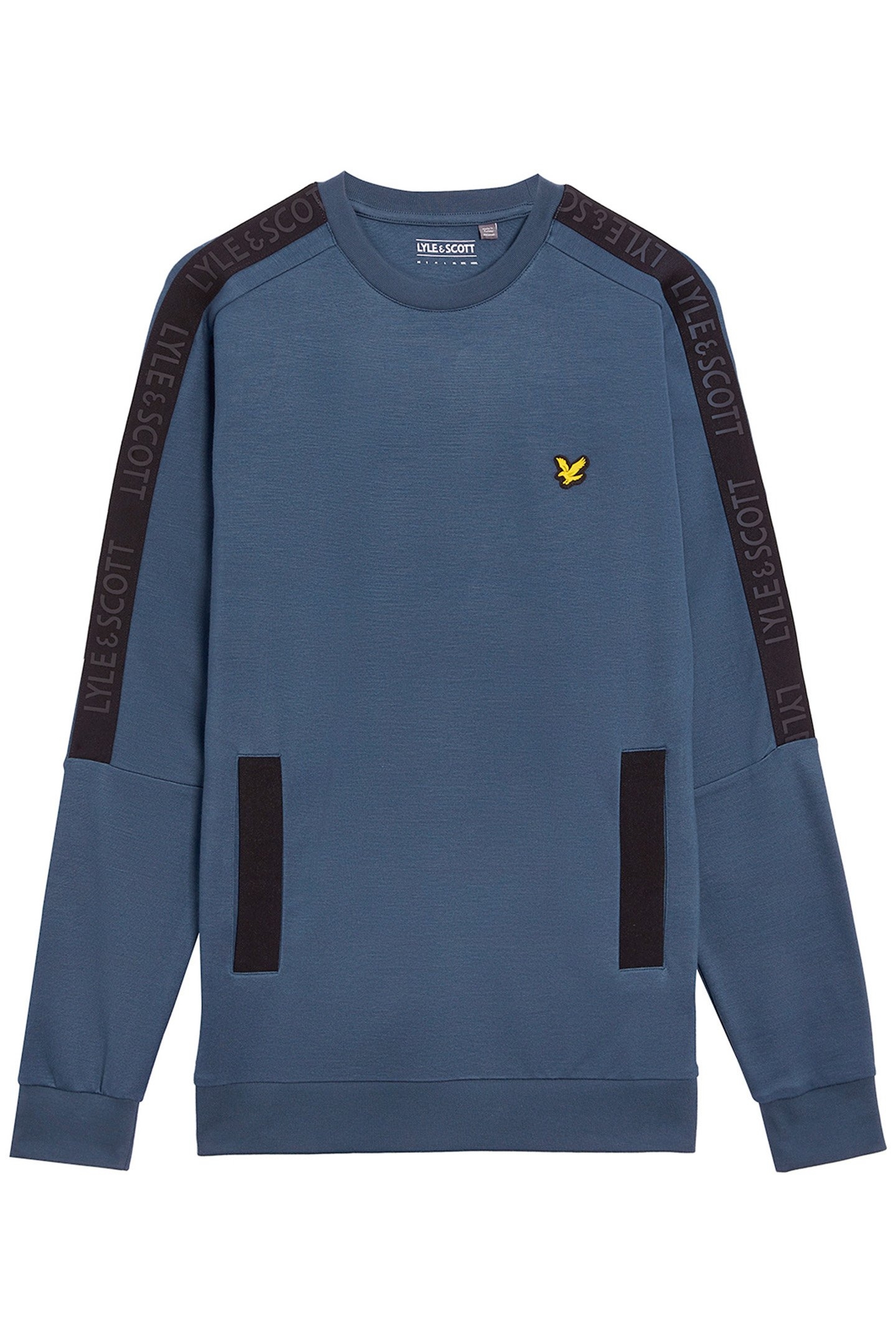 POCKET BRANDED SWEAT CREW LIGHT NAVY 4