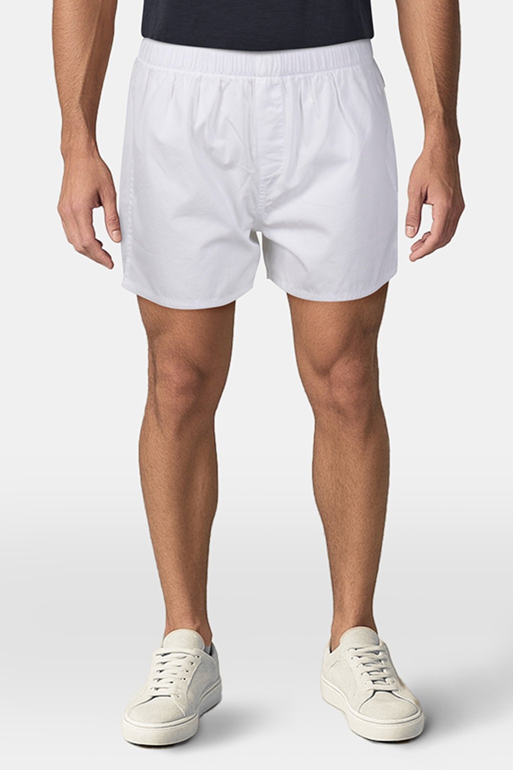 UNISEX POPLIN, PYJAMAS BOXERS ALABASTER WHITE 1