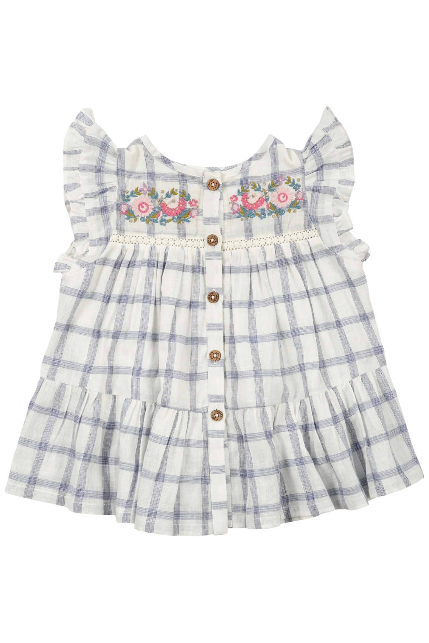 DRESS CARLINA BLUE RIVER CHECKS 1