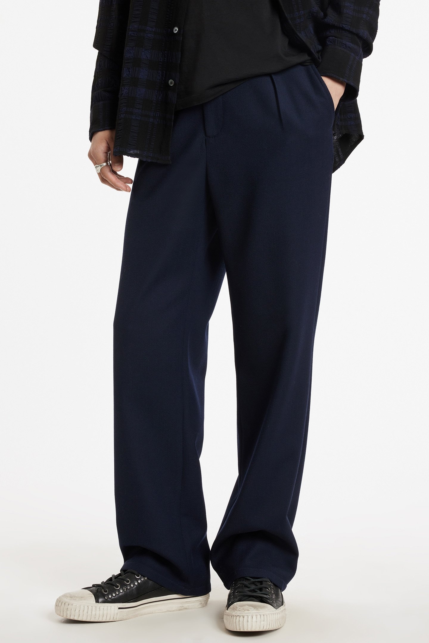 RELAX PANTS WITH WAIST BE NAVY 1