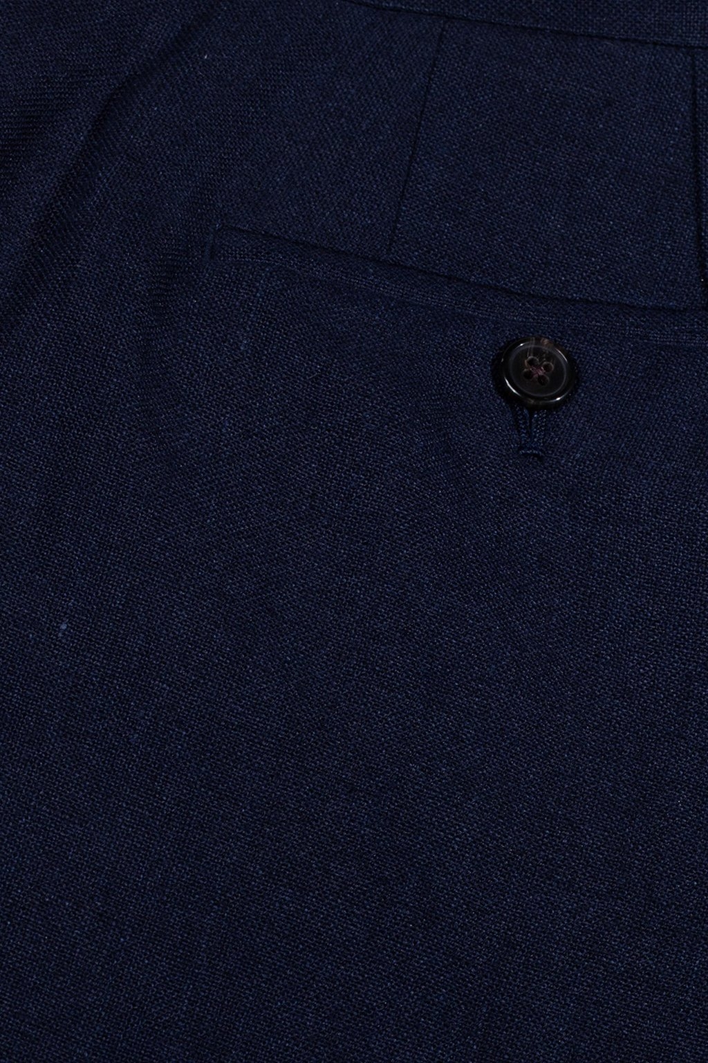 SLIM FIT LINEN SHORT NAVY 3