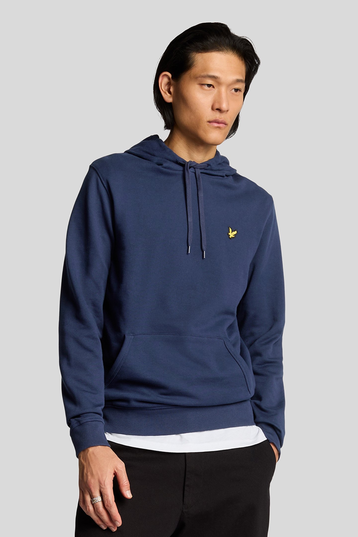 EAGLE HEAD PULLOVER HOODIE NAVY 1