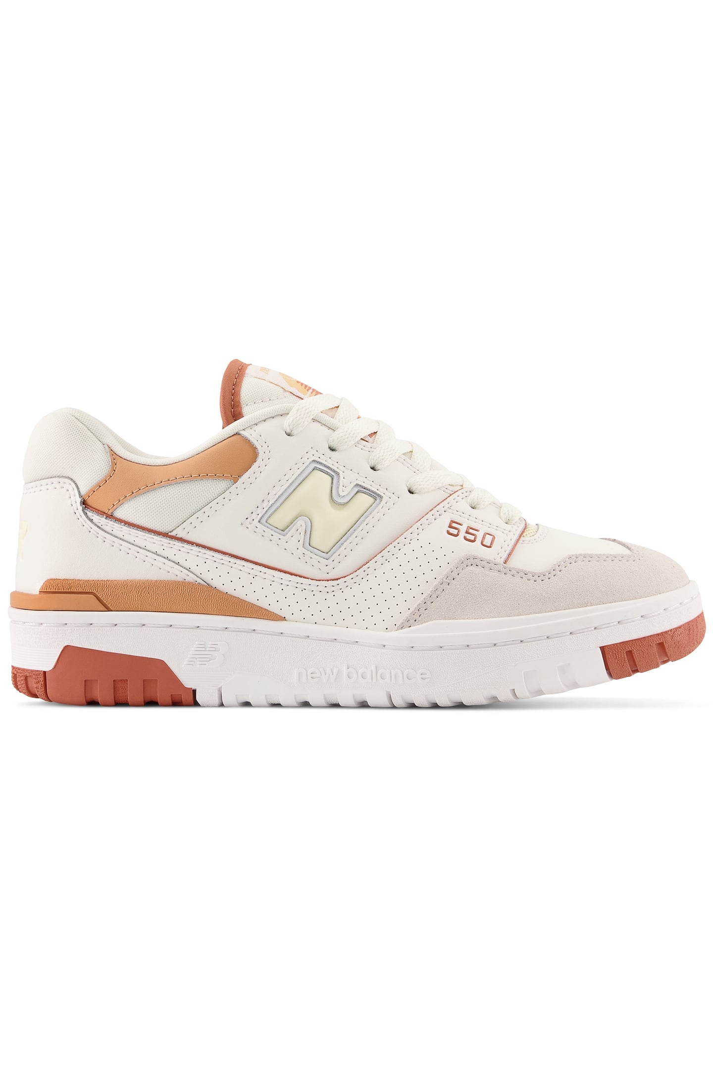 BBW550WA SNEAKERS IN WHITE AND APRICOT 1