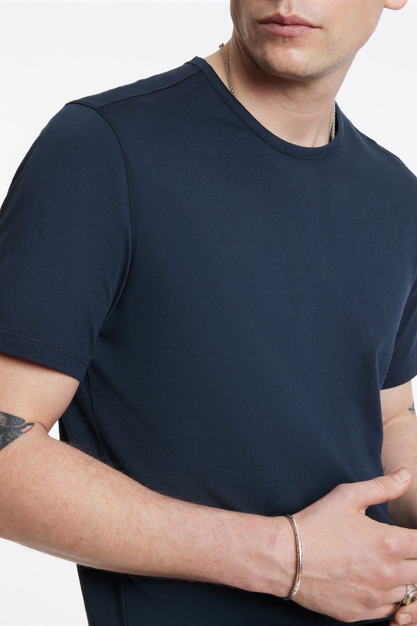 SABINE REGULAR FIT SS CRE NAVY 3