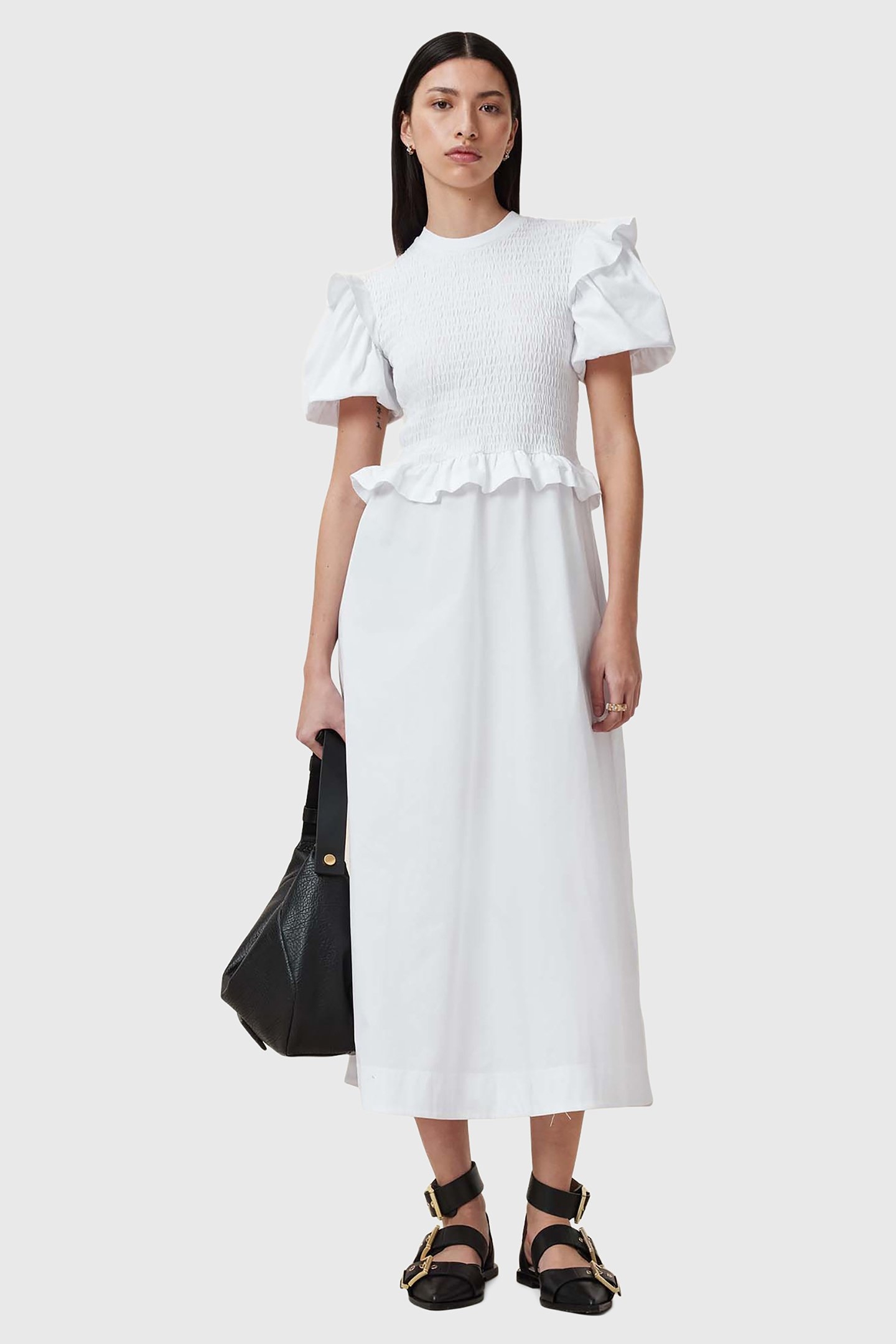 ODE DRESS OPTIC WHITE 4