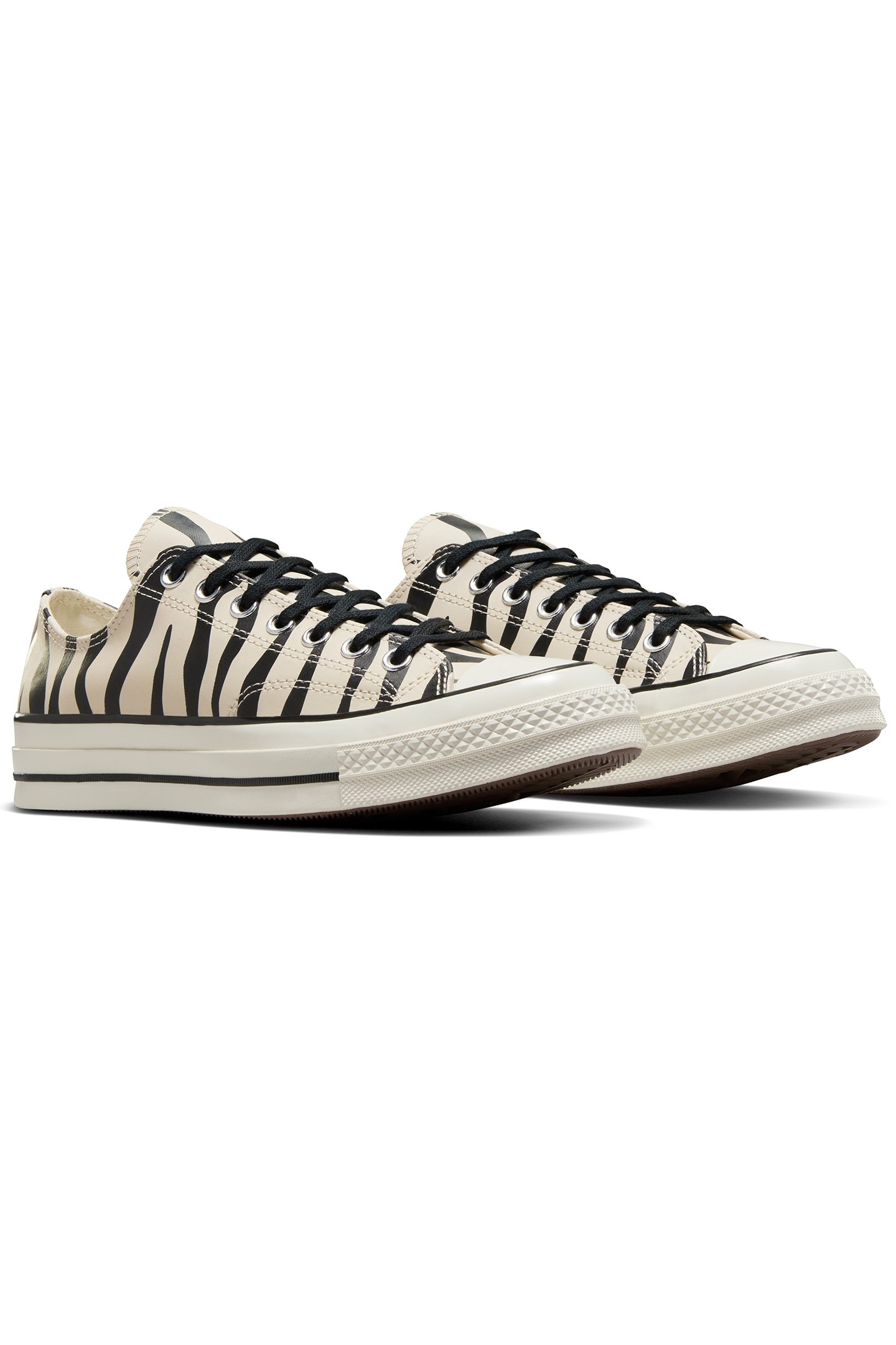 CHUCK 70 GLOW-IN-THE-DARK ZEBRA PRINT LIGHT DUNE/BLACK/EGRET 2