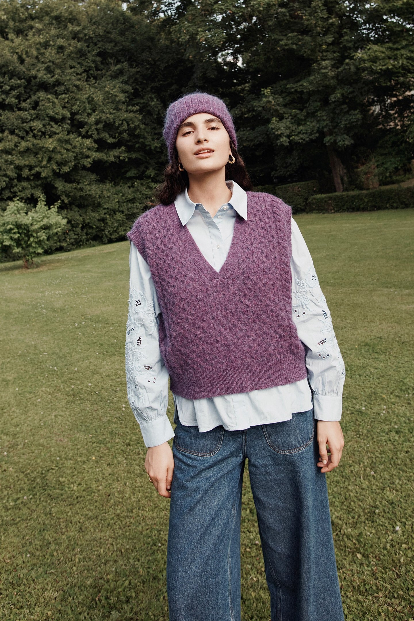 CARDIGAN RANY PURPLE 1