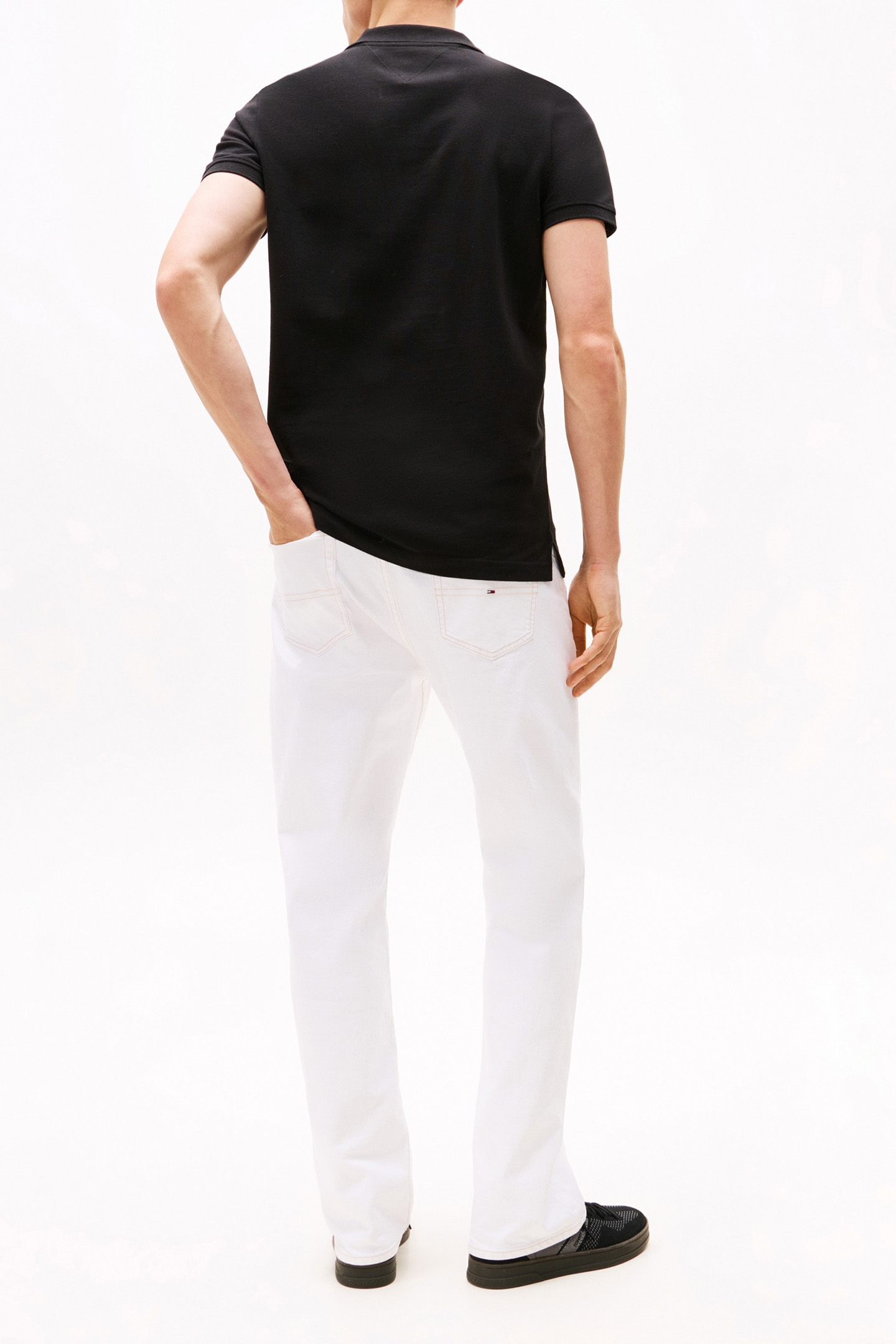TJM SLIM FIT POLO SHIRT BLACK 3
