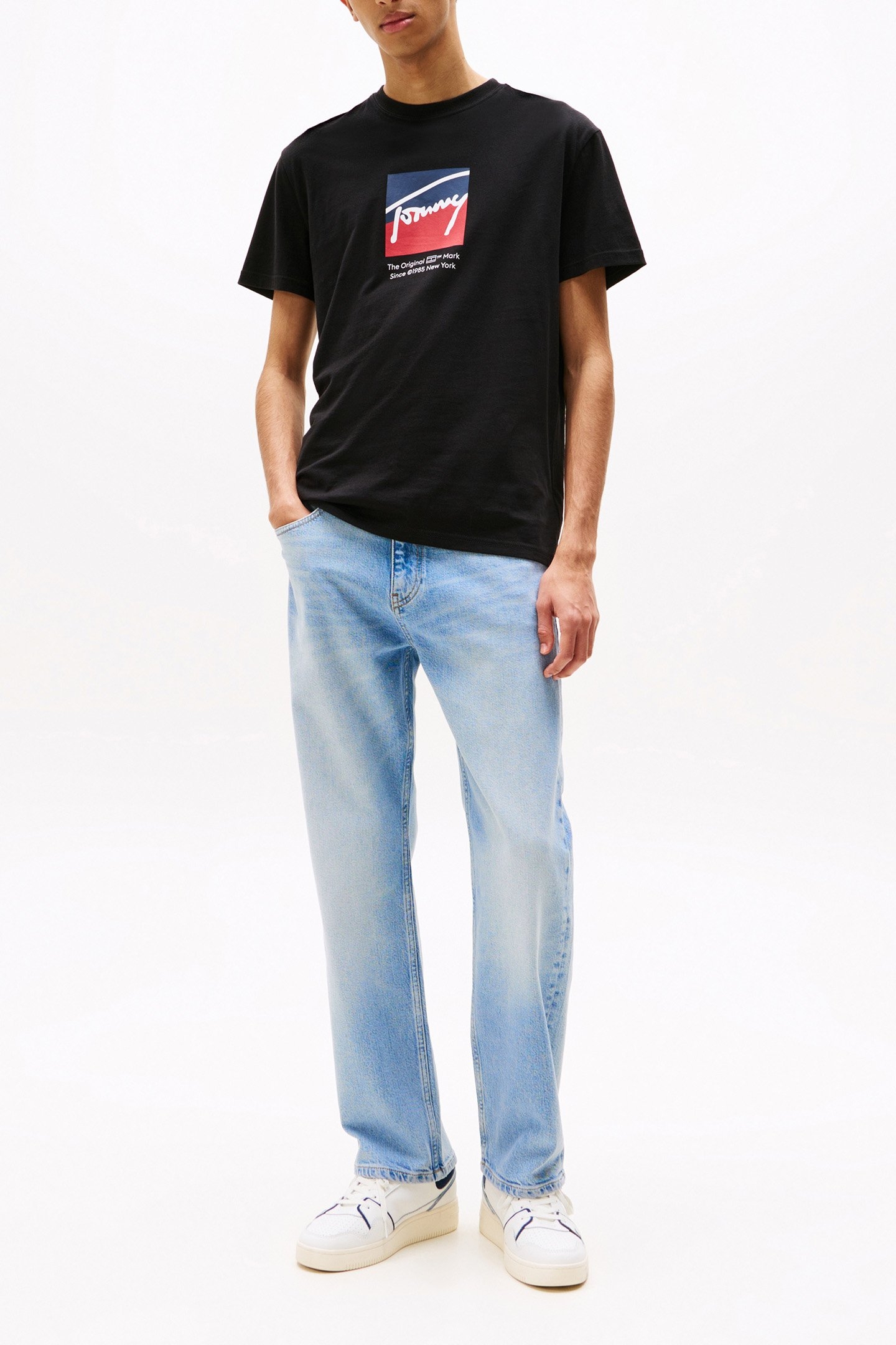 TJM REG RWB DNA TEE, REGULAR FIT T-SHIRT, BLACK 2