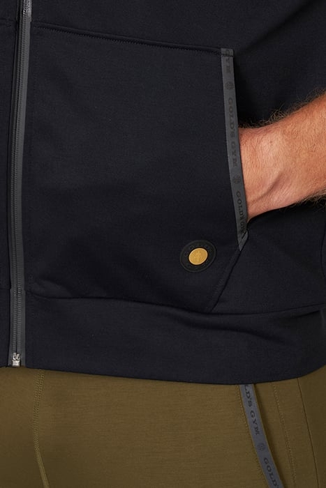 DRAPER - MEN'S SLEEVELESS HOODIE BLACK 3