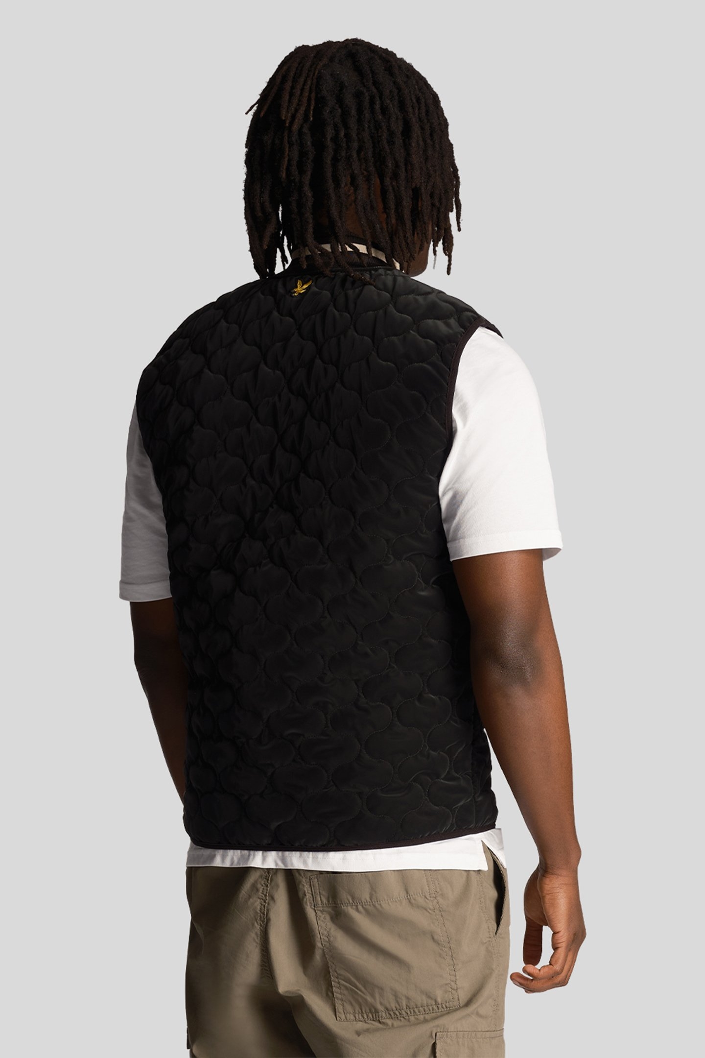 QUILTED GILET JET BLACK 2