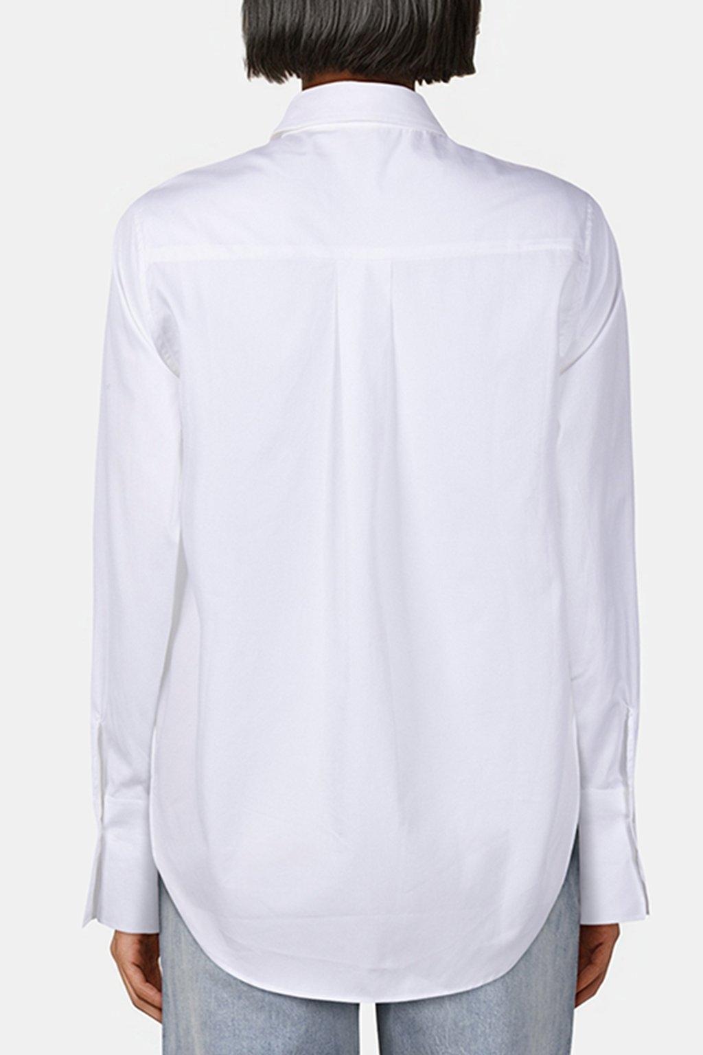 OE POPPY-COTTON POPLIN SH WHITE 2