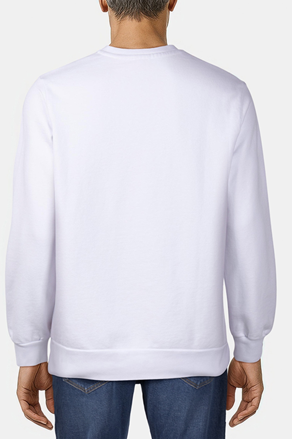 GRAPHIC SWEATSHIRT POSTER OUTLINE WHITE 2