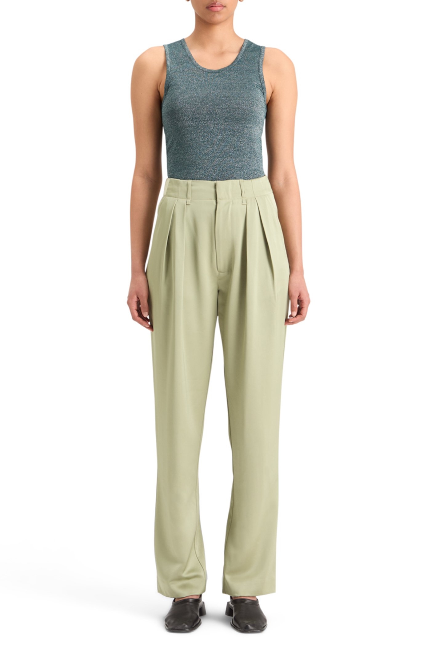 LUREX RACER TANK CYPRESS GREEN 3