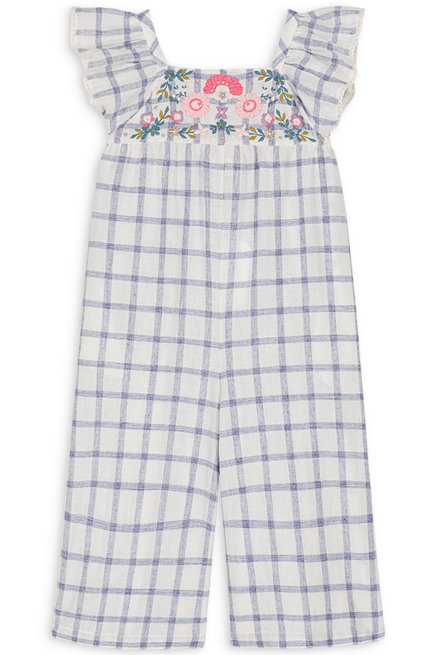 OVERALLS IRINA BLUE RIVER CHECKS 1