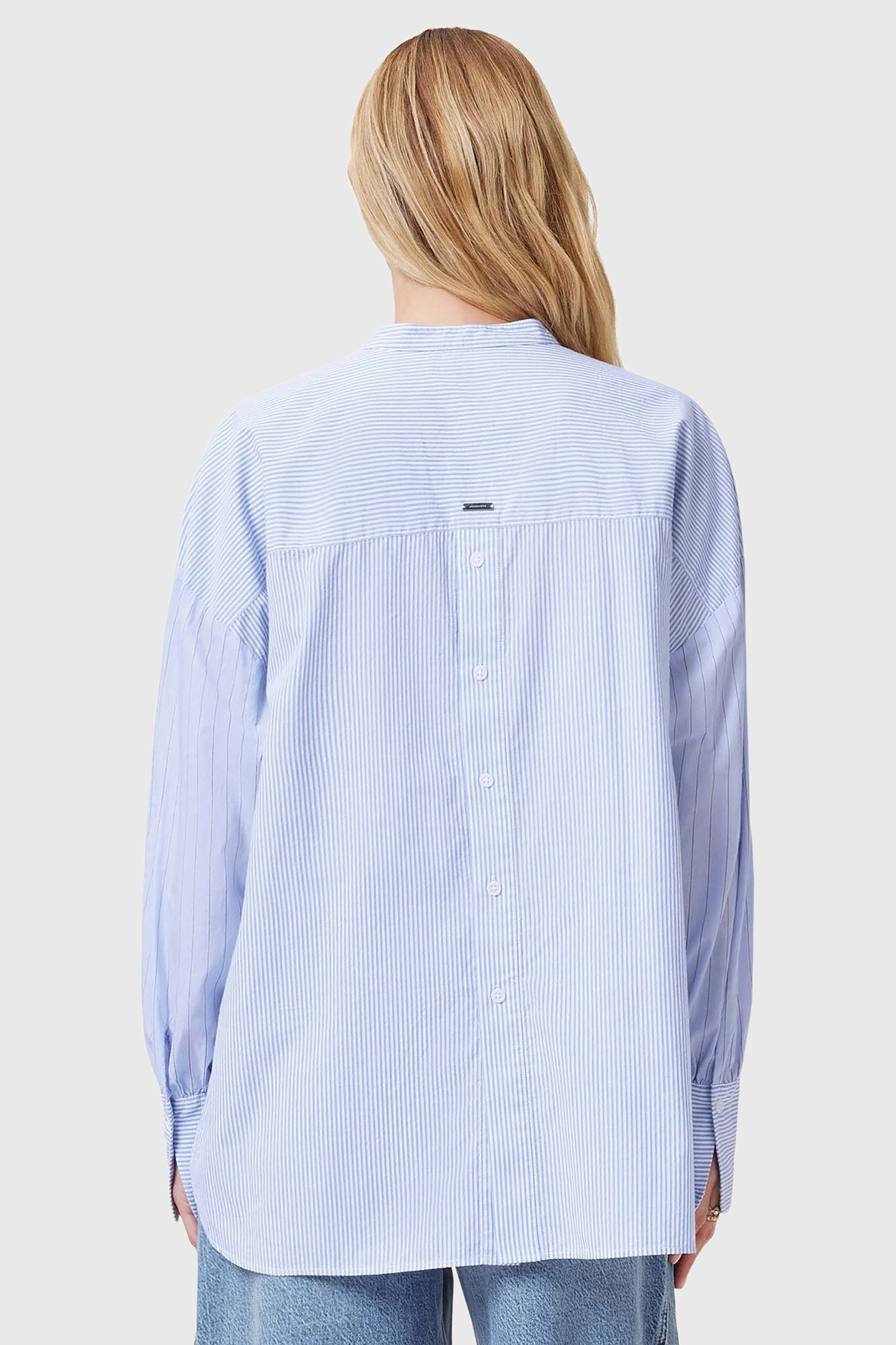 ANA STRIPE SHIRT PASTEL BLUE 2