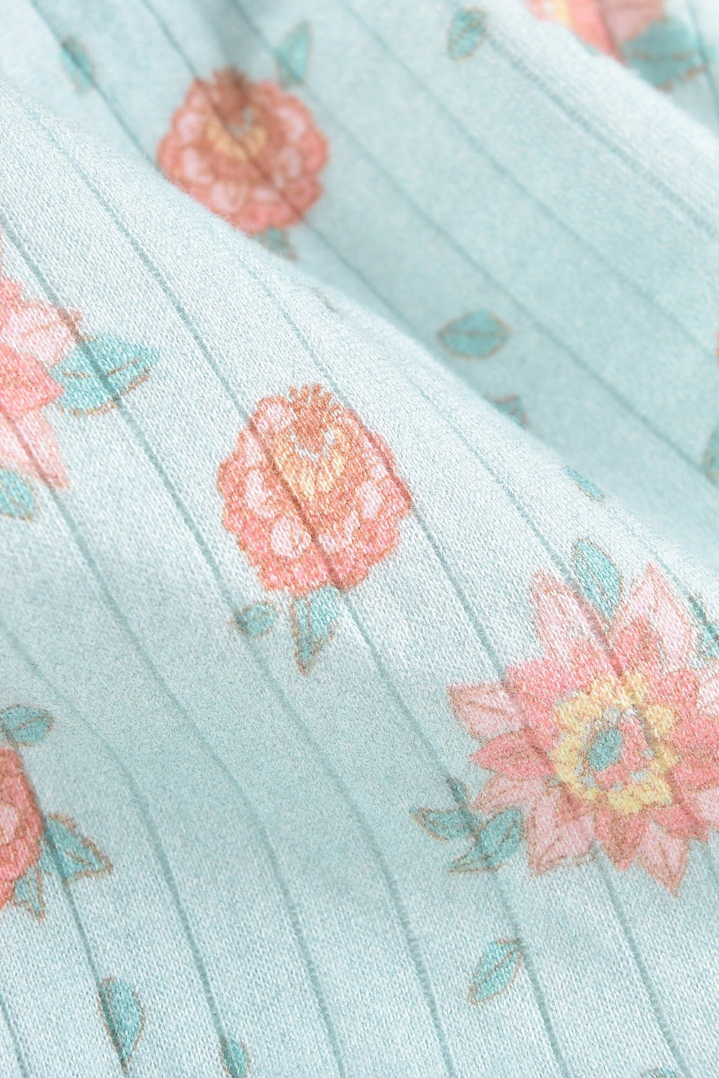 TANK TOP ALASHA VINTAGE BLUE FLOWERS 8