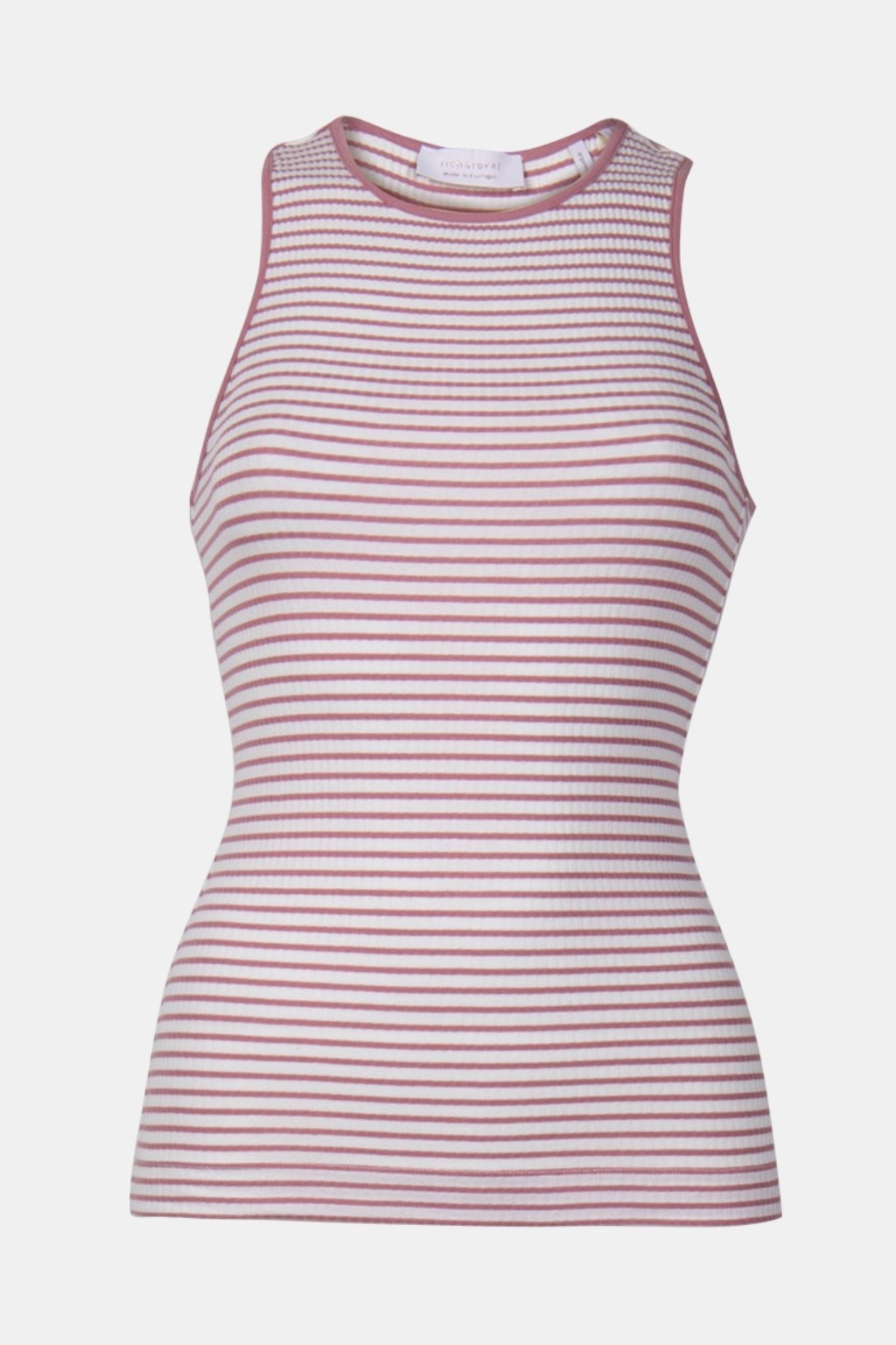 ORGANIC RIB TOP STRIPED WOODROSE 3