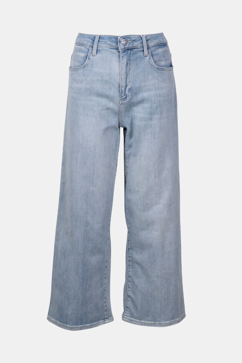 CULOTTE LIGHT BLUE SATIN DENIM DENIM BLUE 3