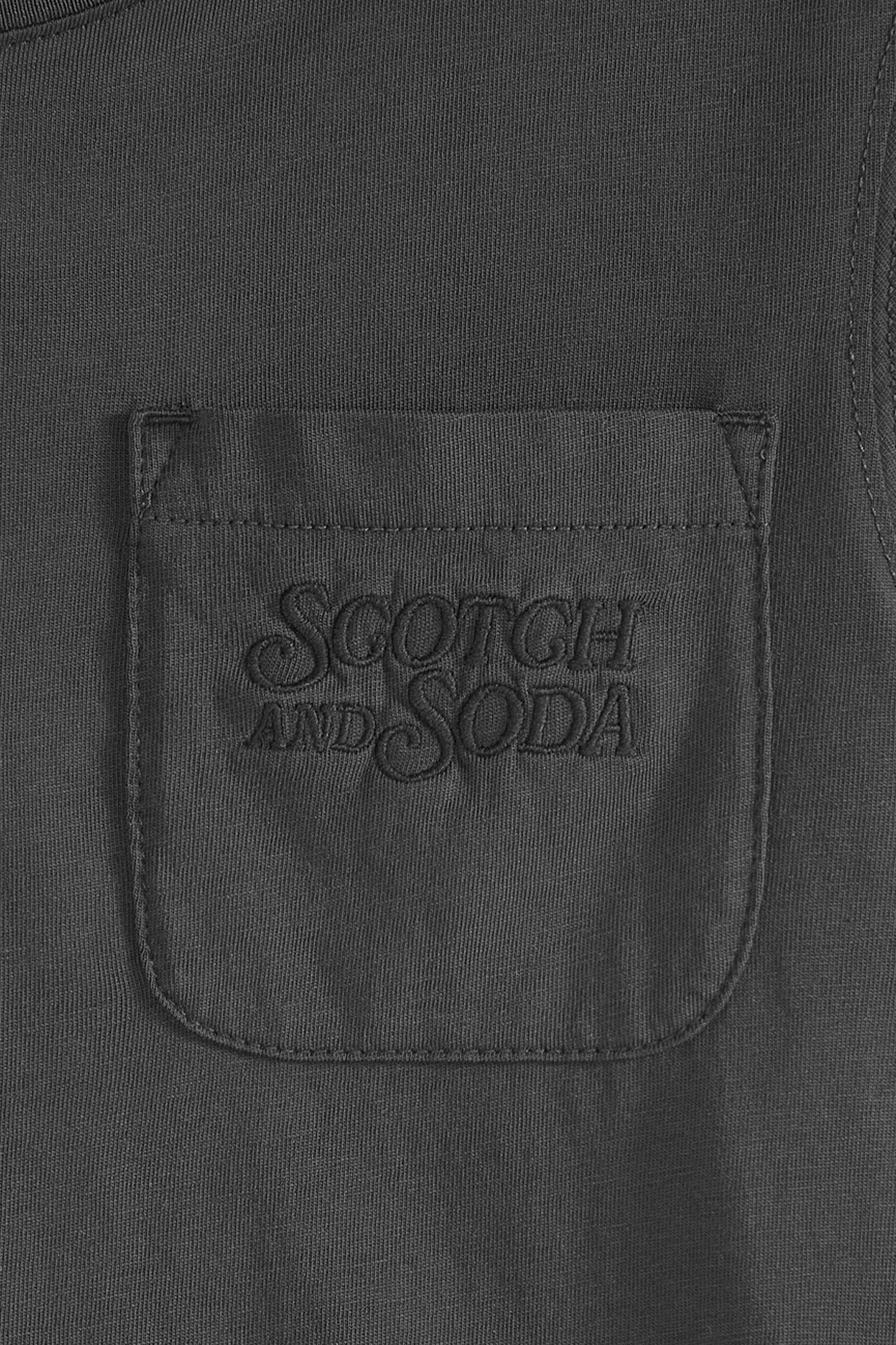 BOYS GARMENT WASH TEE BLACK 3