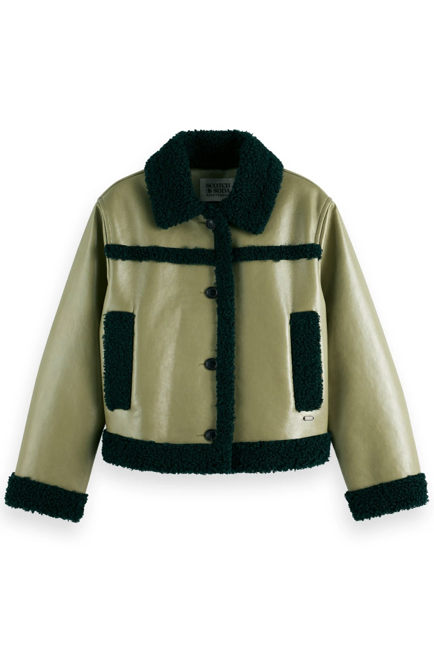 VINYL JACKET WASHED SAGE 5