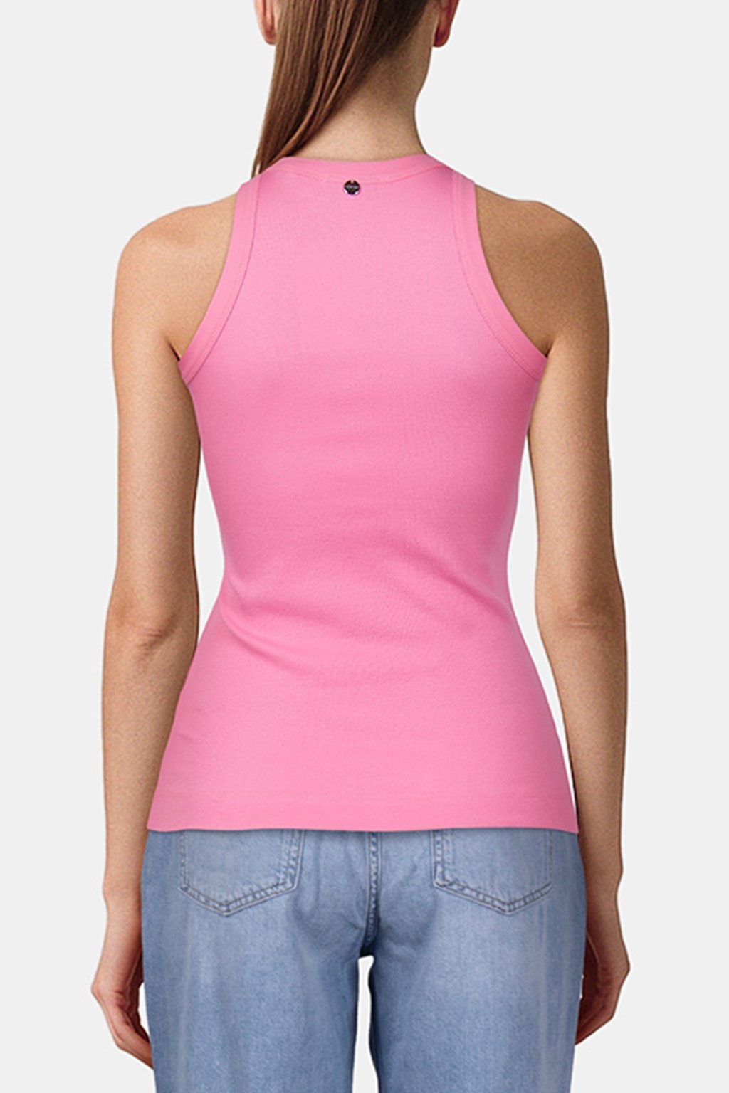 ORGANIC RIB TOP SORBET PINK 2