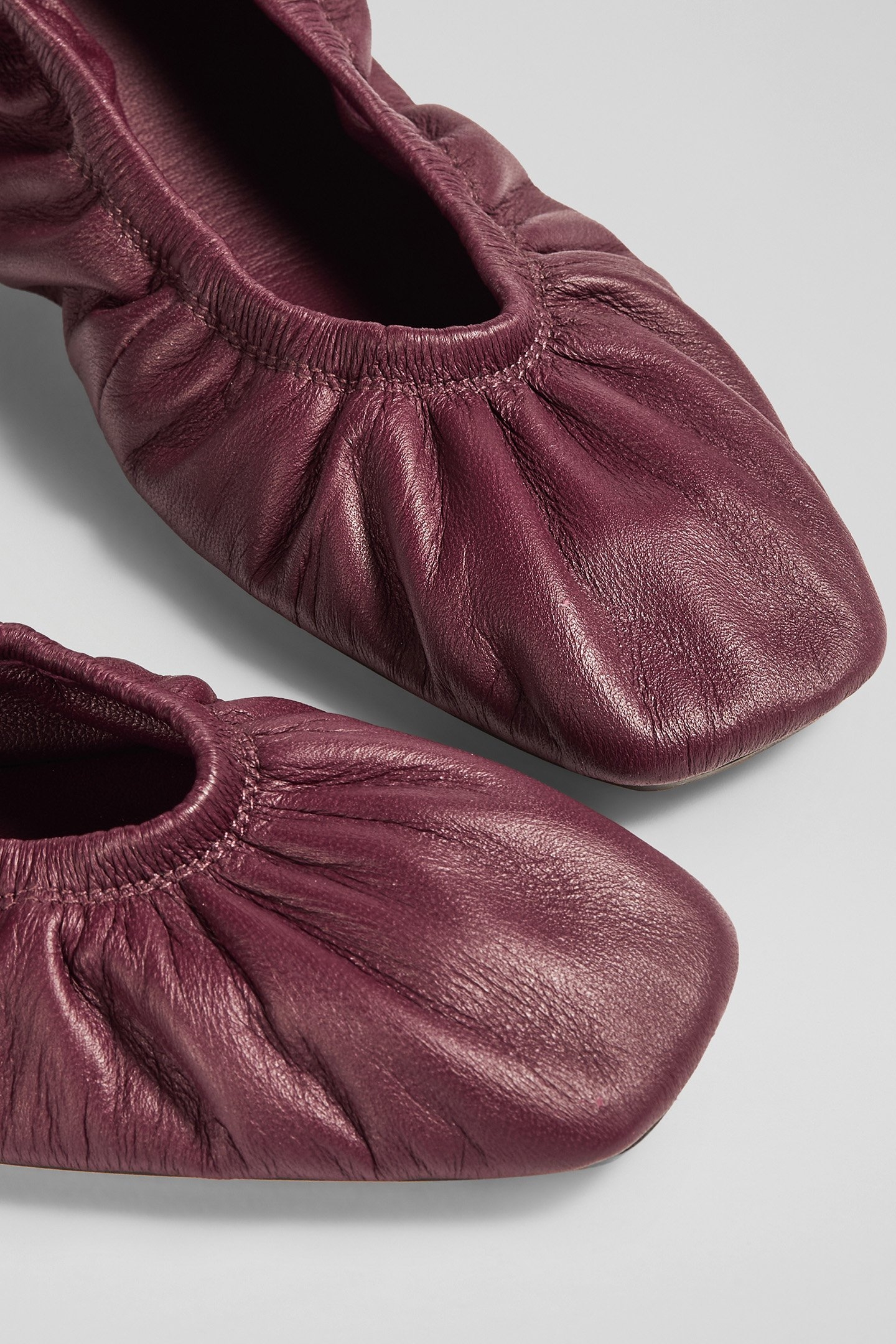 FL TAYLA FOLDED BALLERINA BORDEAUX 4