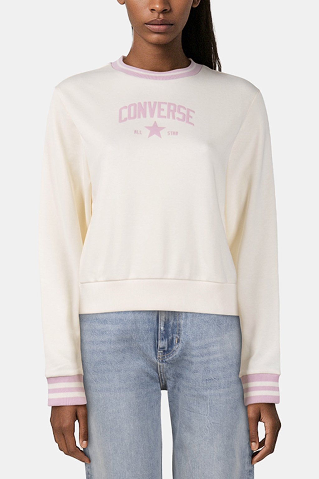 RETRO SPORT CREW CONVERSE EGRET 1