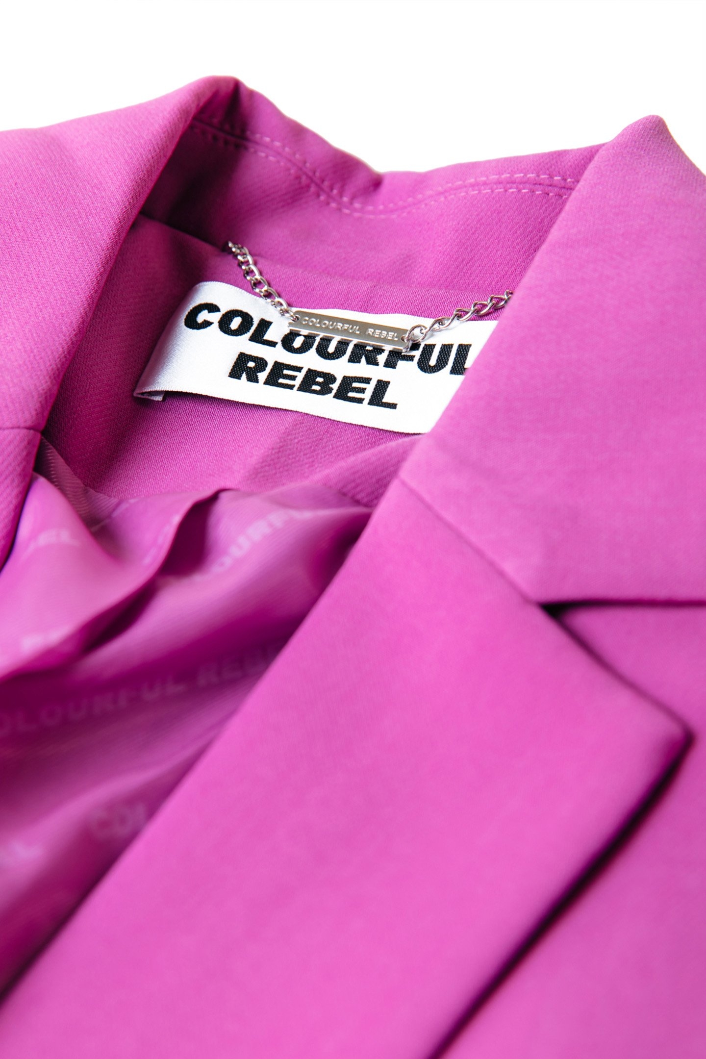 MIMMI UNI SINGLE BREASTED BLAZER VIOLET PINK 4