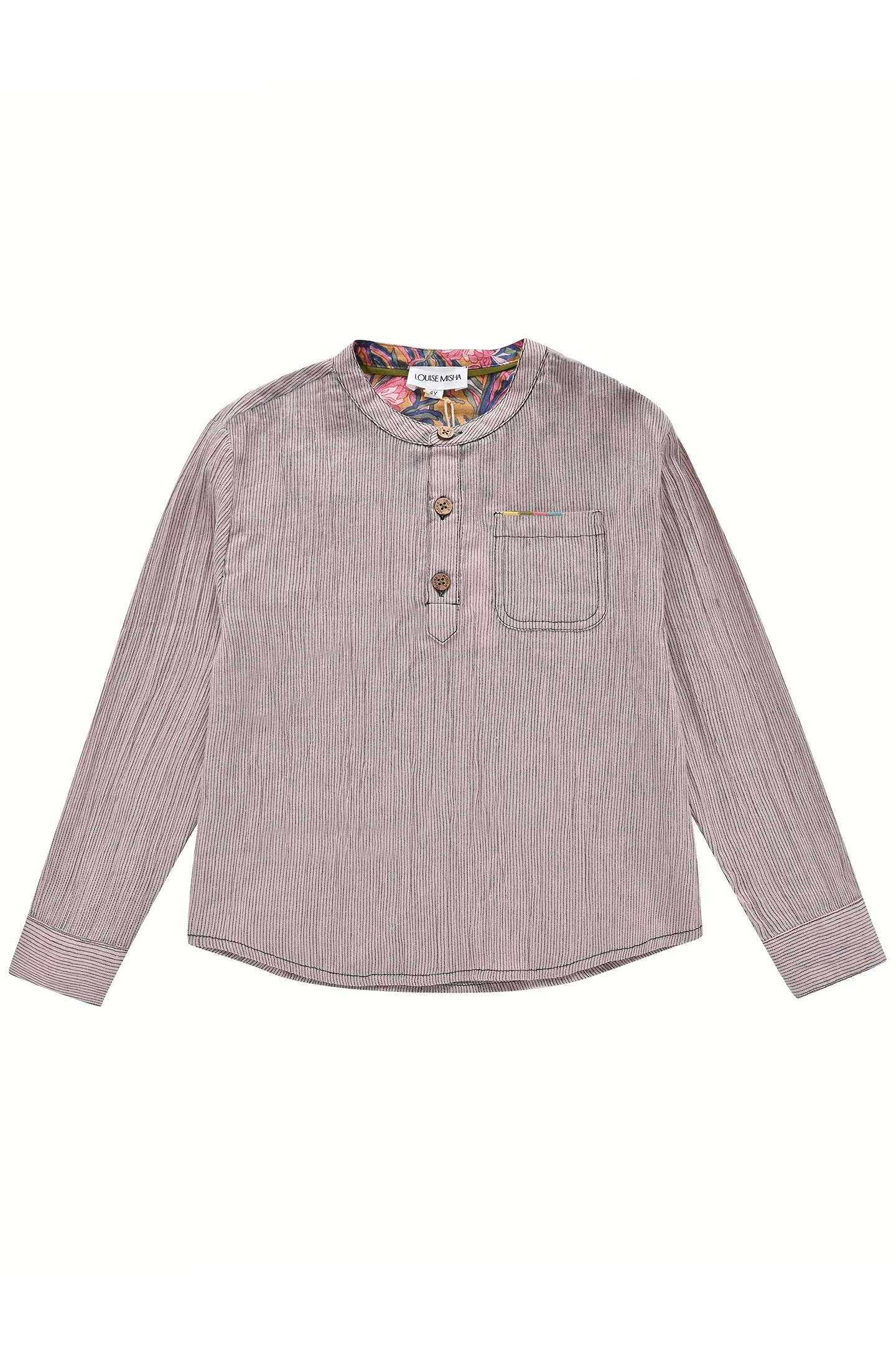 SHIRT AMANO BLUSH STRIPES 1