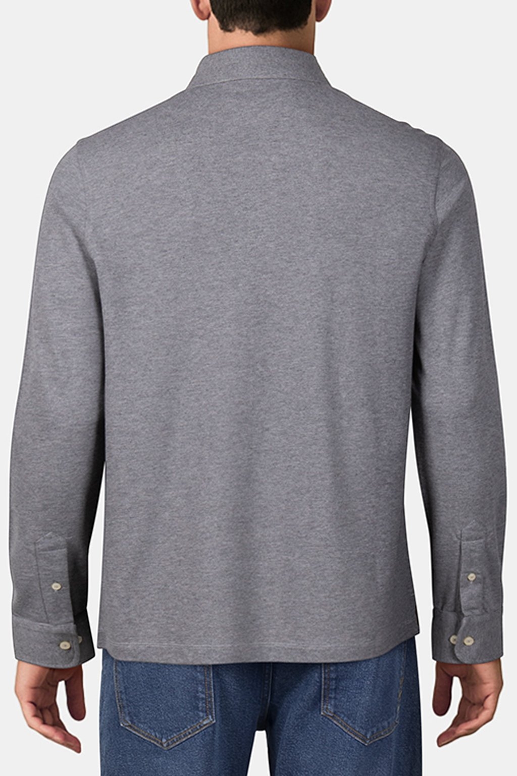 SHP CF BASIC SHIRT PIQUE LS 2