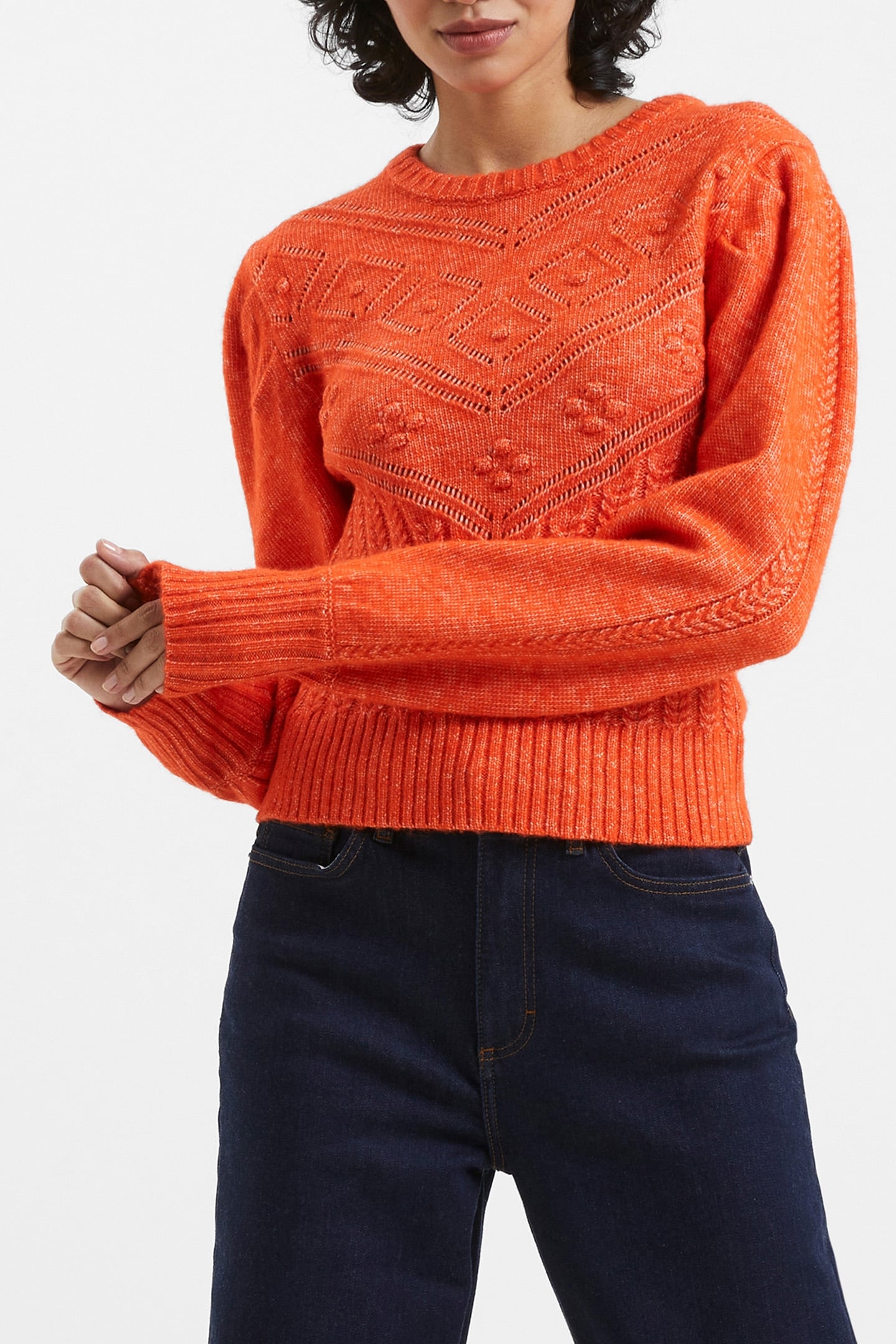 KITTY JUMPER MANDARIN RED 1