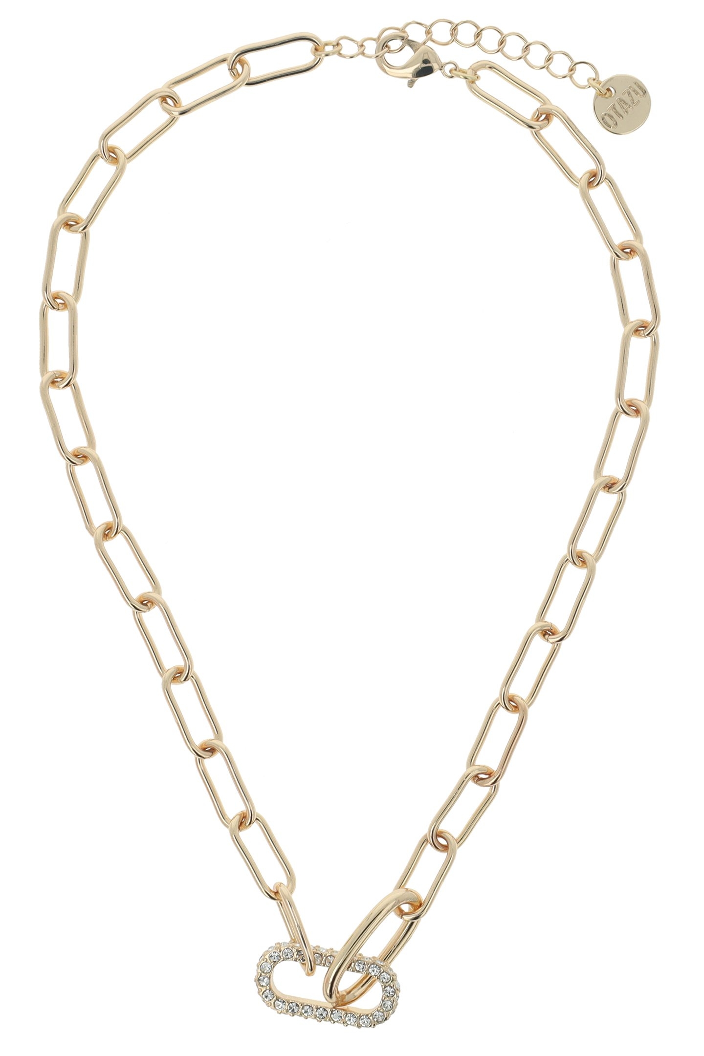 CRYSTAL SHACKLE NECKLACE 1