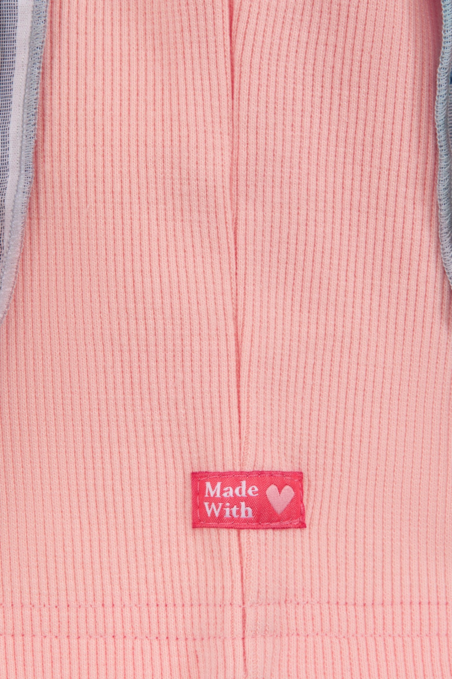 S&S GIRLS DENIM GROUP Y/D RIB RUFFLE FASHION TOP LT PASTEL P 3