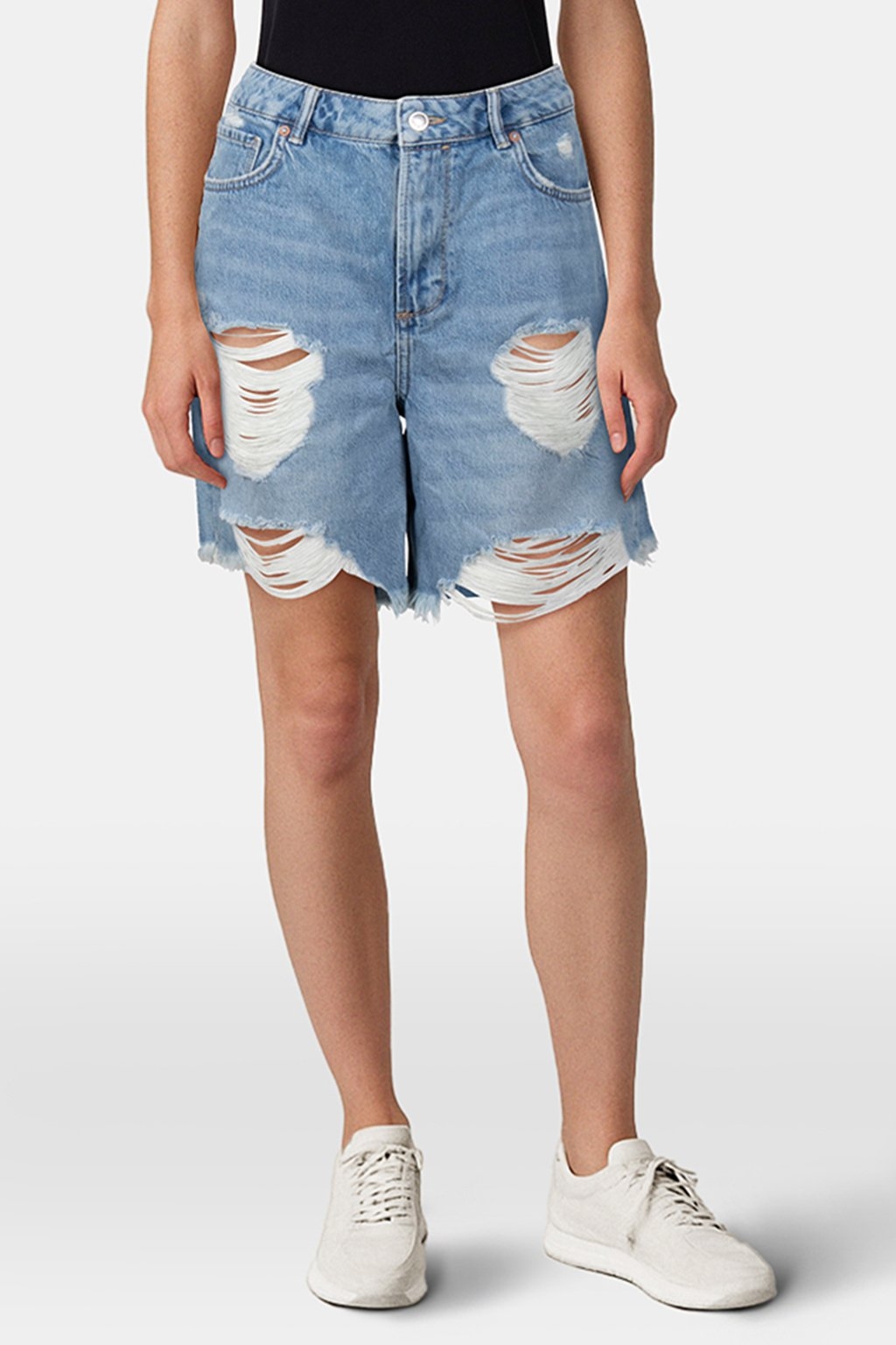 ALFIE DENIM SHORTS LIGHT INDIGO 1