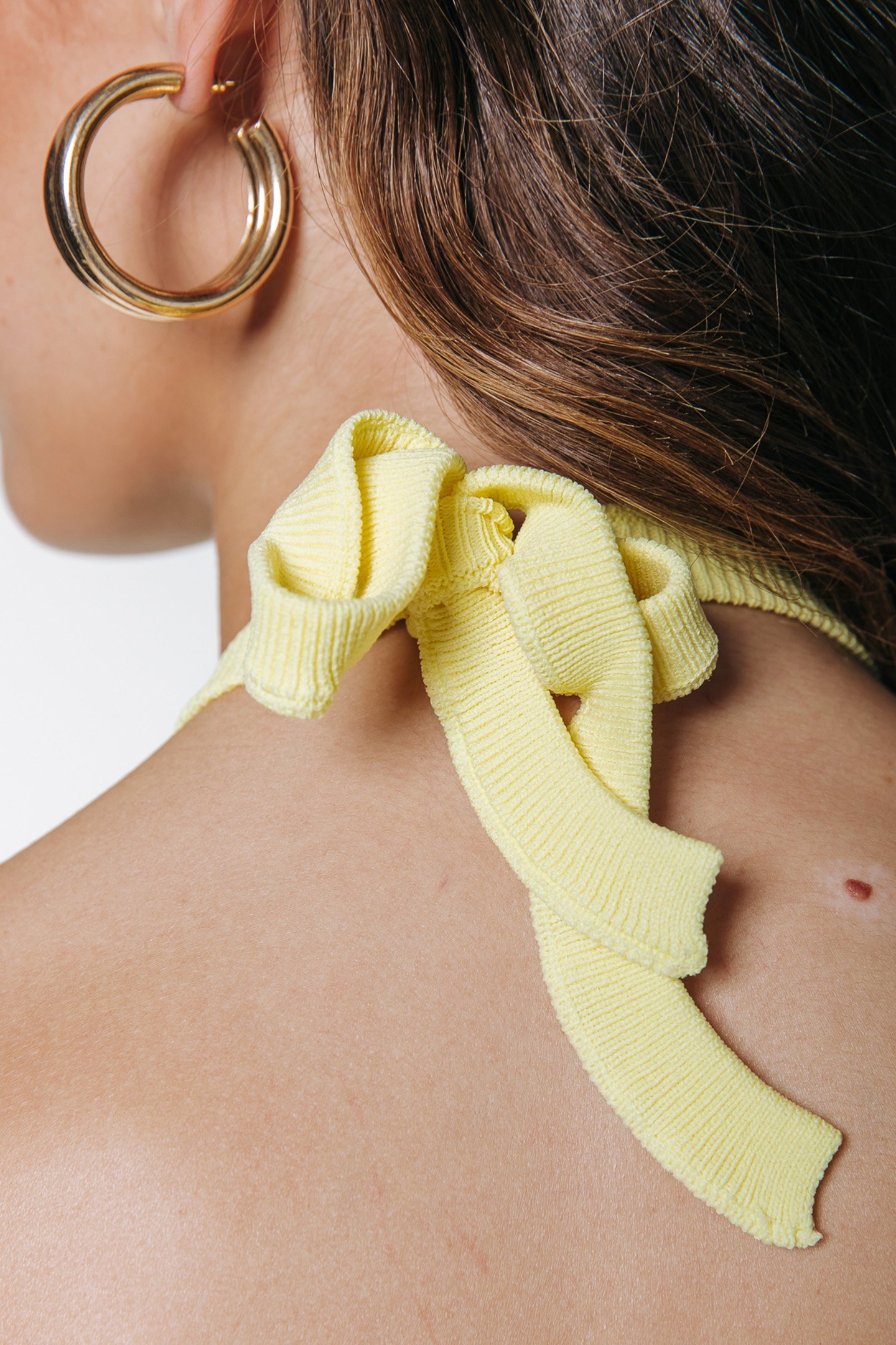 JONA FINE KNIT HALTERTOP LIME 3