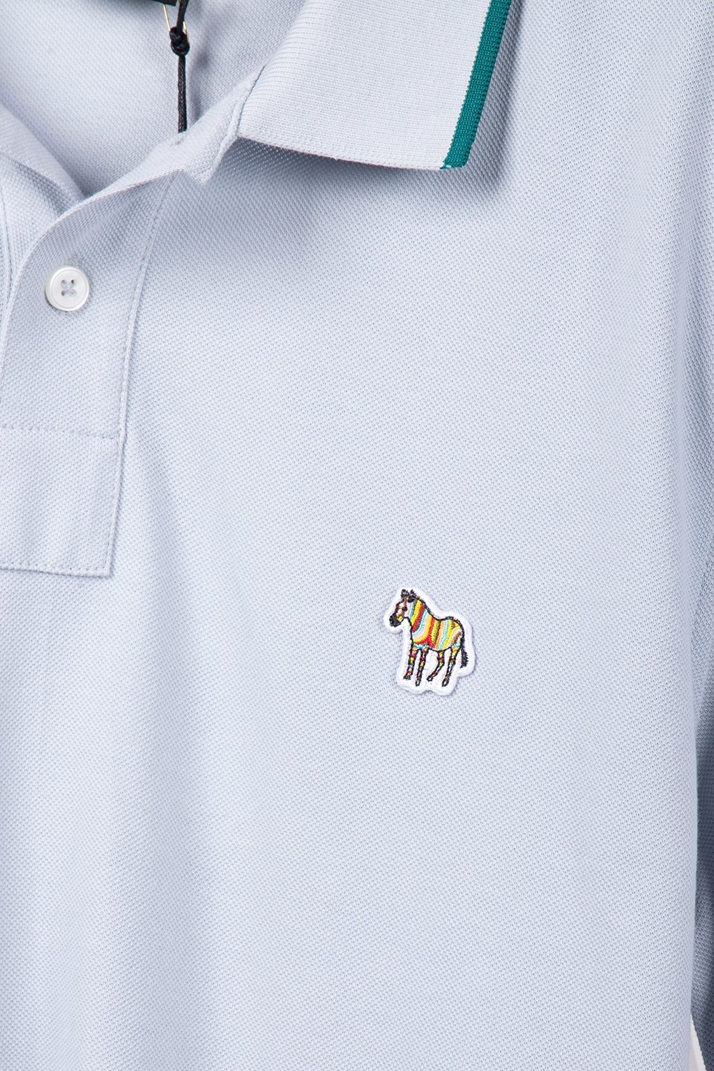REG POLO SS ZEB BADGE GREY 4