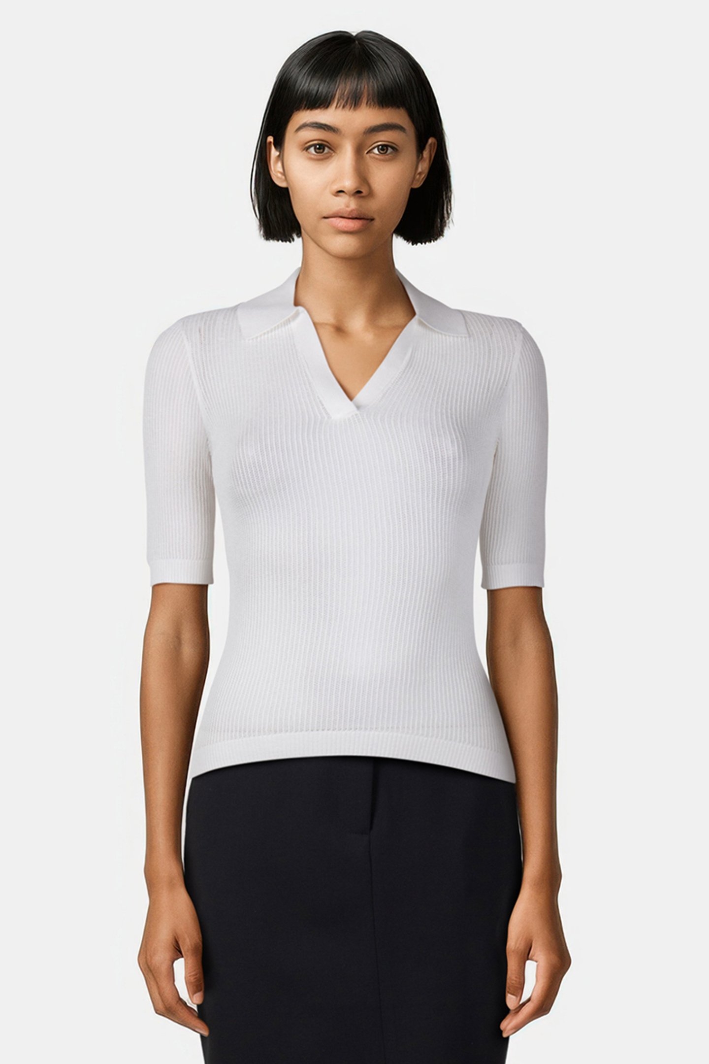 COMMA PULLOVER WHITE 1